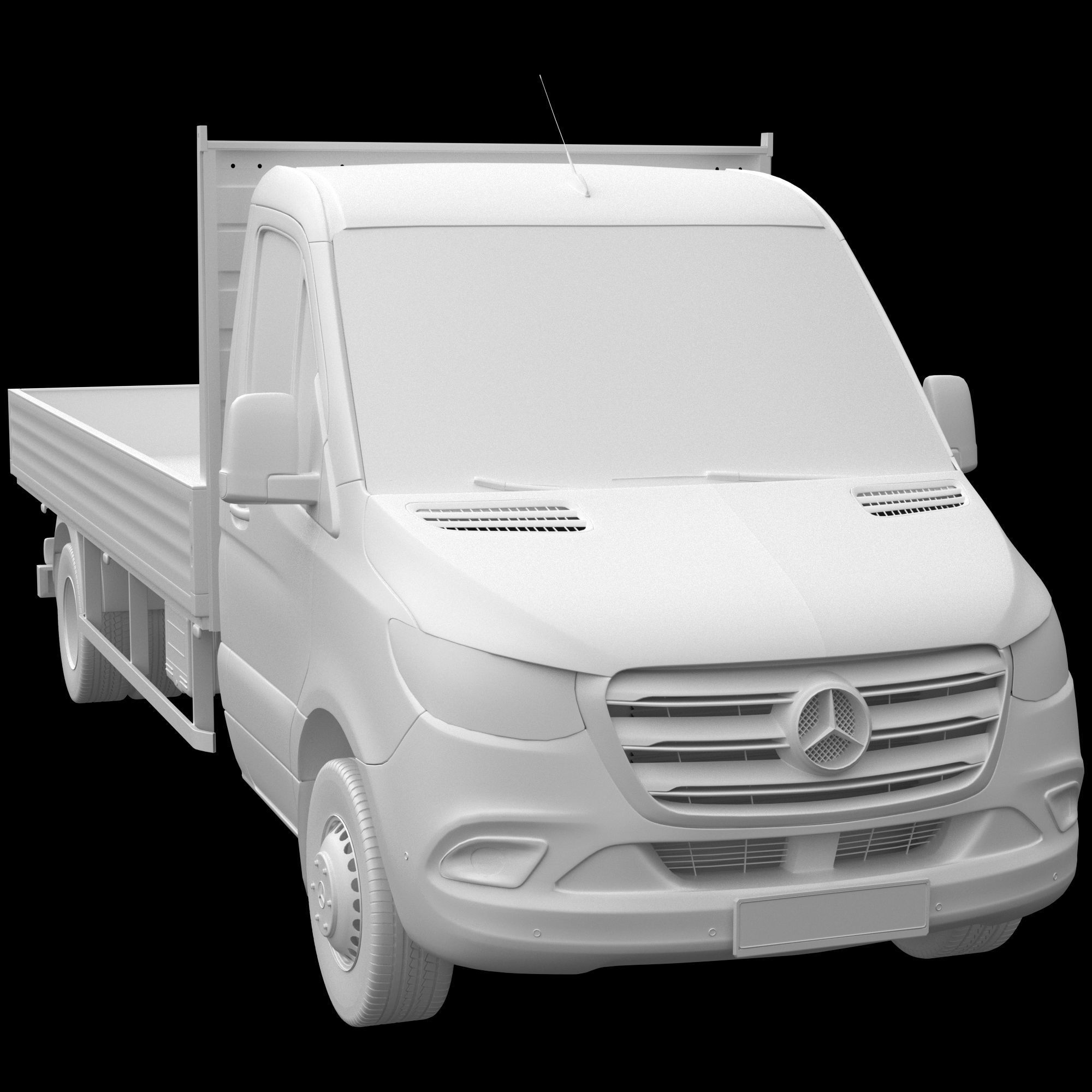 Mercedes-Benz Sprinter Chassis Cab MAXI L4 3D model_12