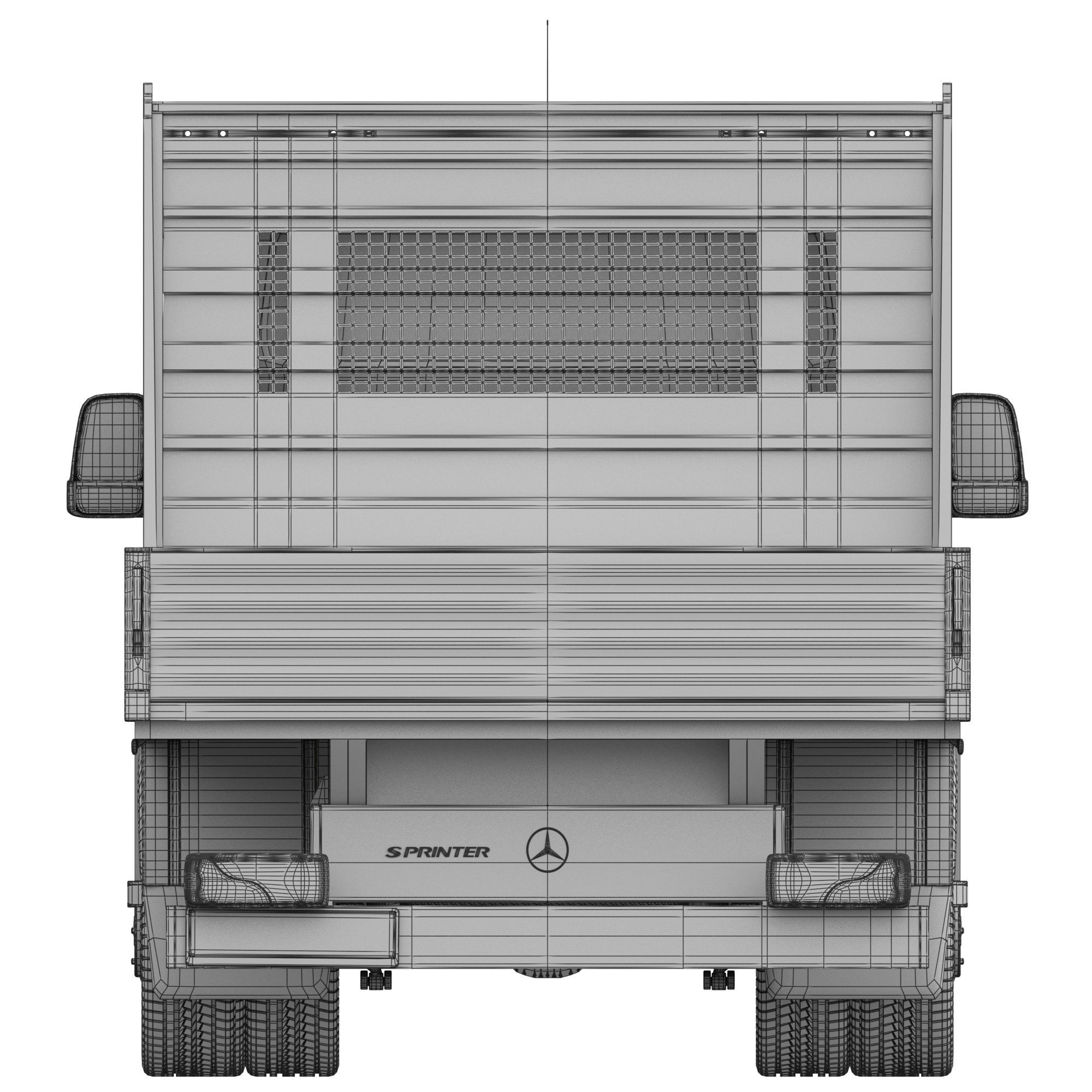 Mercedes-Benz Sprinter Chassis Cab MAXI L4 3D model_18