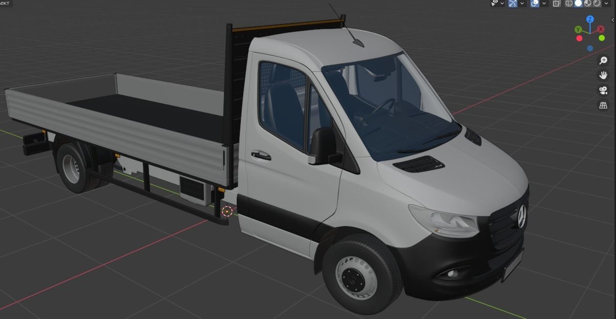 Mercedes-Benz Sprinter Chassis Cab MAXI L4 3D model_24