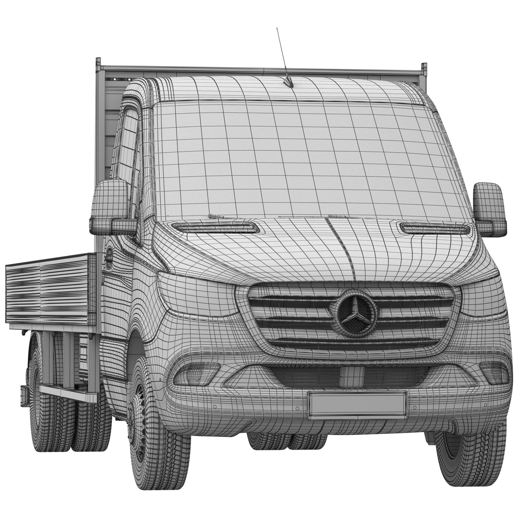 Mercedes-Benz Sprinter Chassis Cab MAXI L4 3D model_15