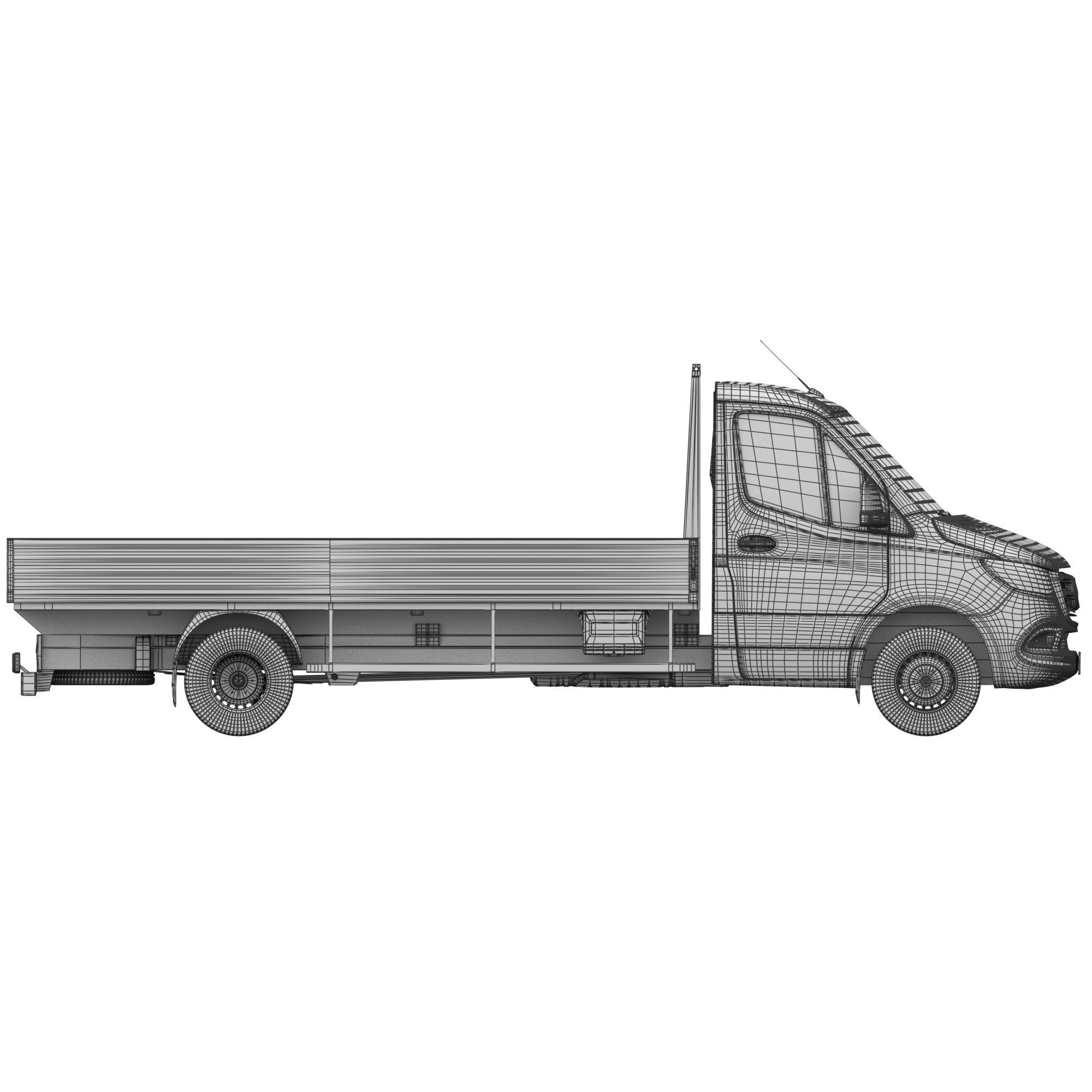 Mercedes-Benz Sprinter Chassis Cab MAXI L4 3D model_19