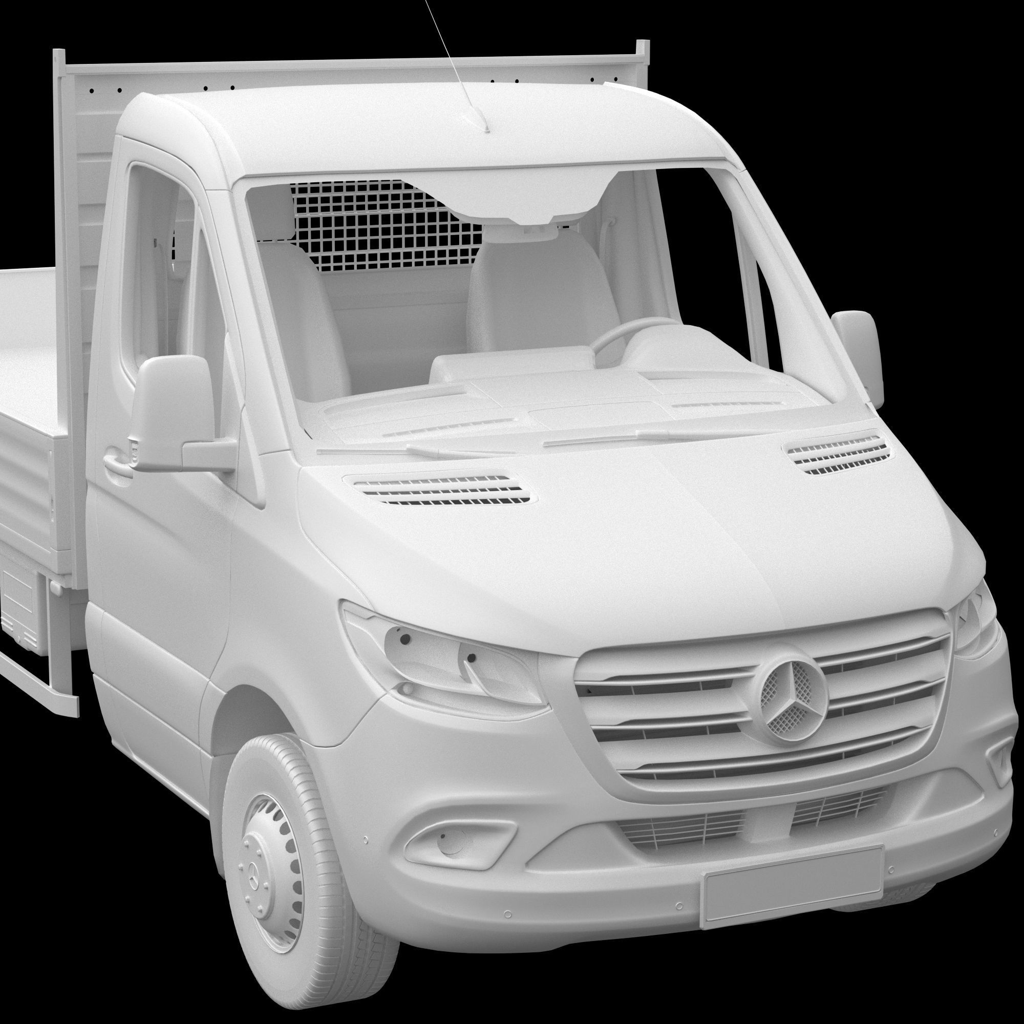 Mercedes-Benz Sprinter Chassis Cab MAXI L4 3D model_14