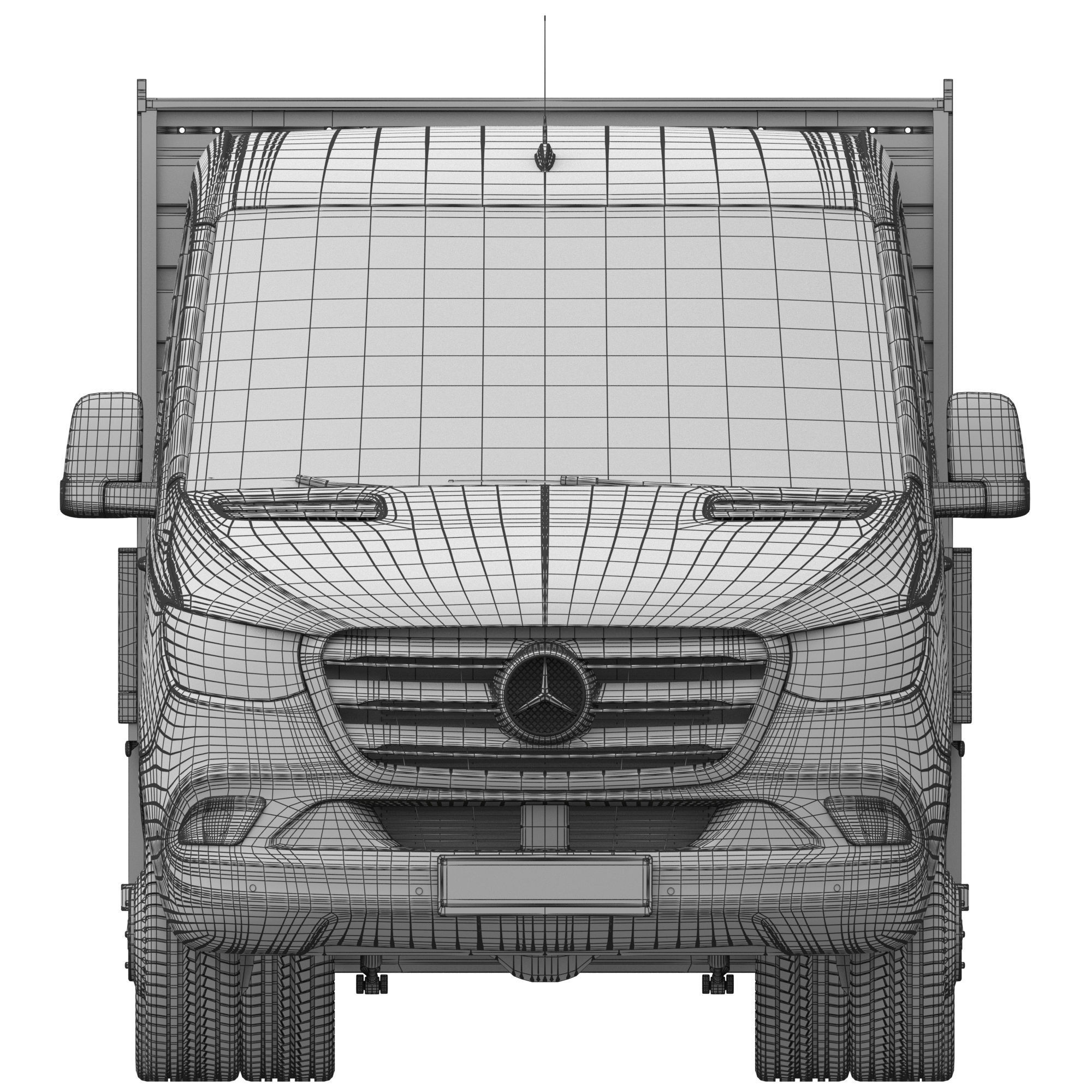 Mercedes-Benz Sprinter Chassis Cab MAXI L4 3D model_17