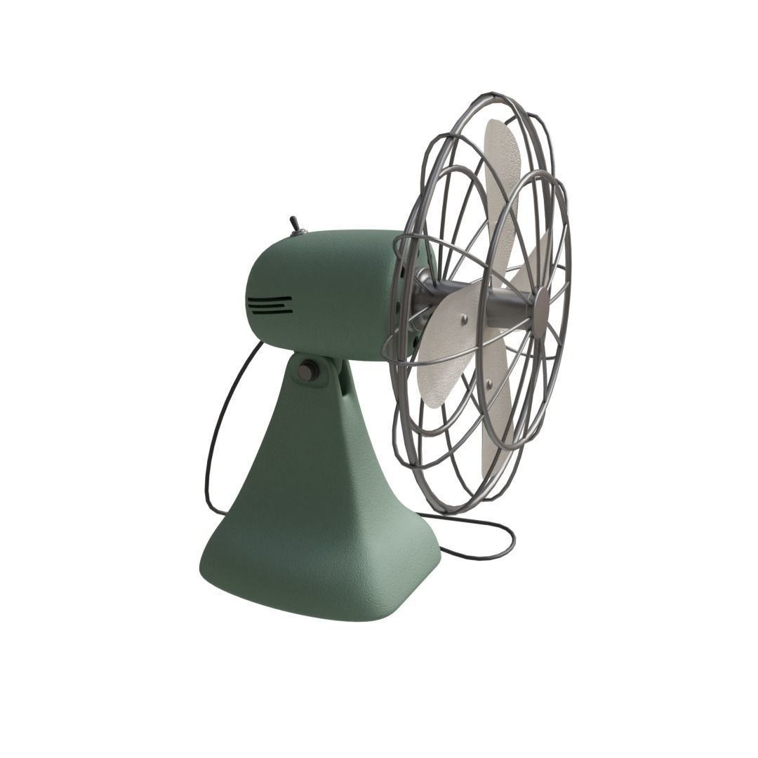 Vintage Fan  3D model_2