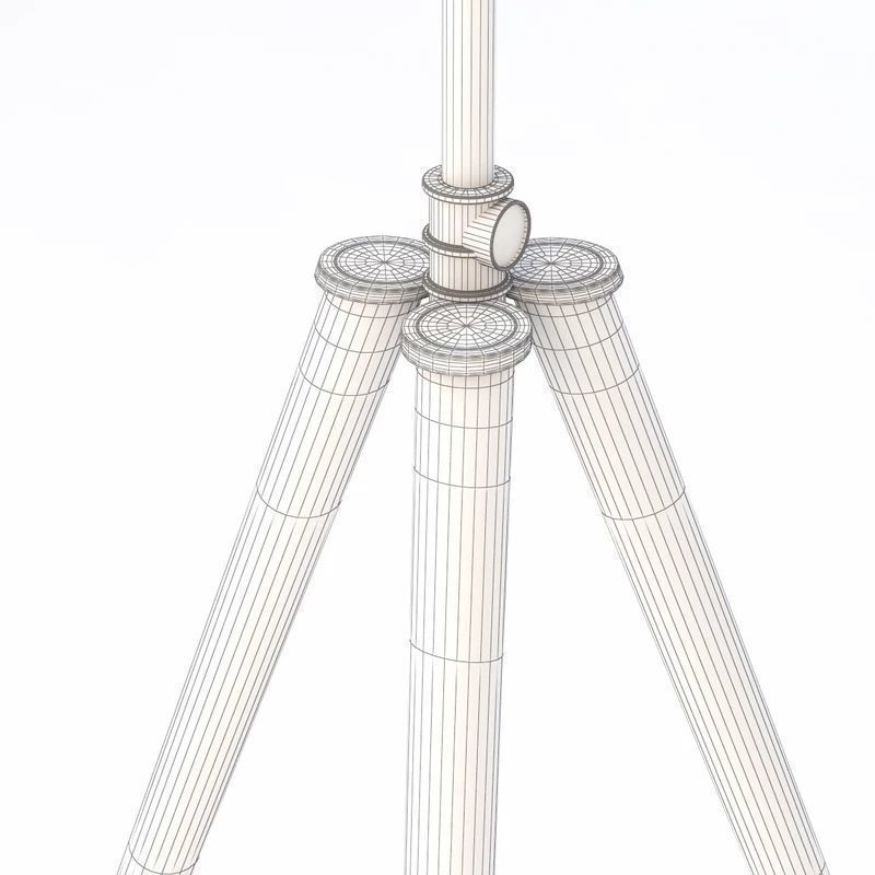 Zarah 1 Light Floor Lamp 3D model_3