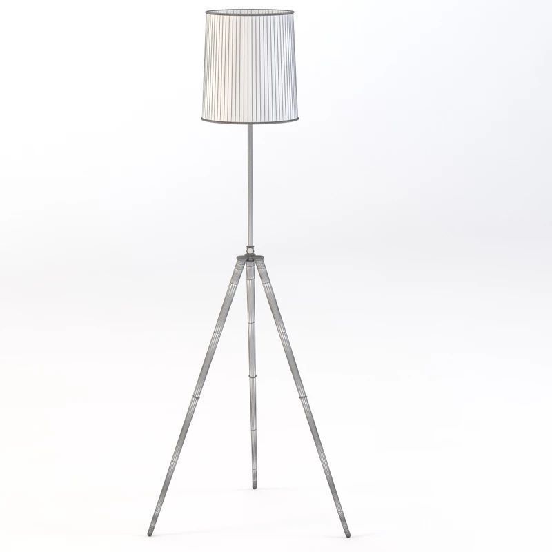 Zarah 1 Light Floor Lamp 3D model_2