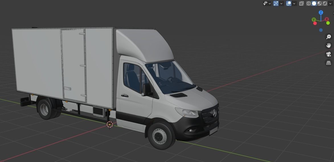 Mercedes-Benz Sprinter Isothermal MAXI  3D model_24