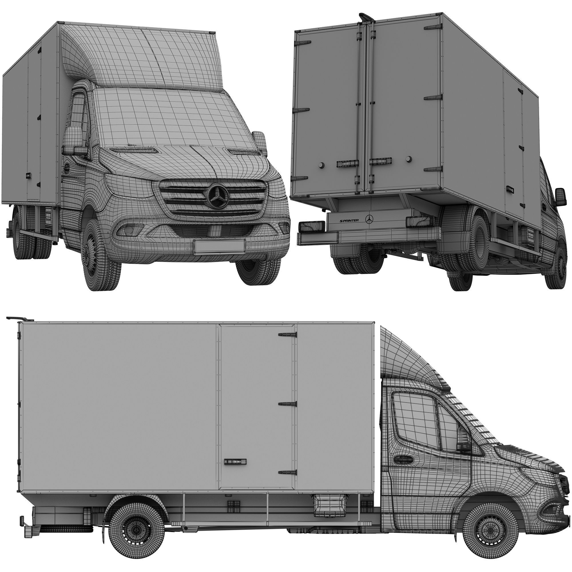 Mercedes-Benz Sprinter Isothermal MAXI  3D model_22