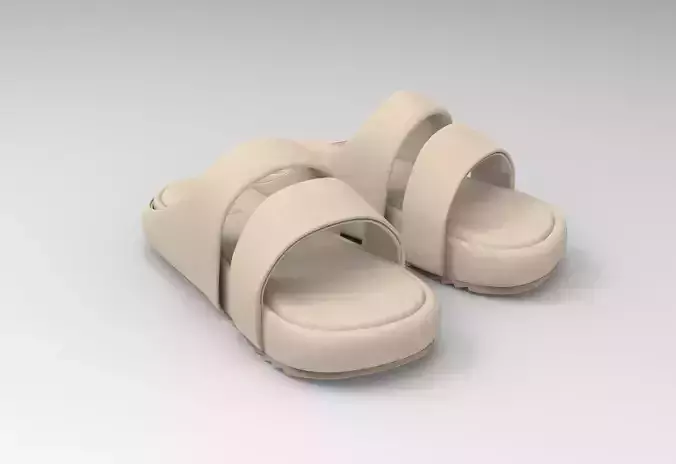 Polyester Padded Sandals