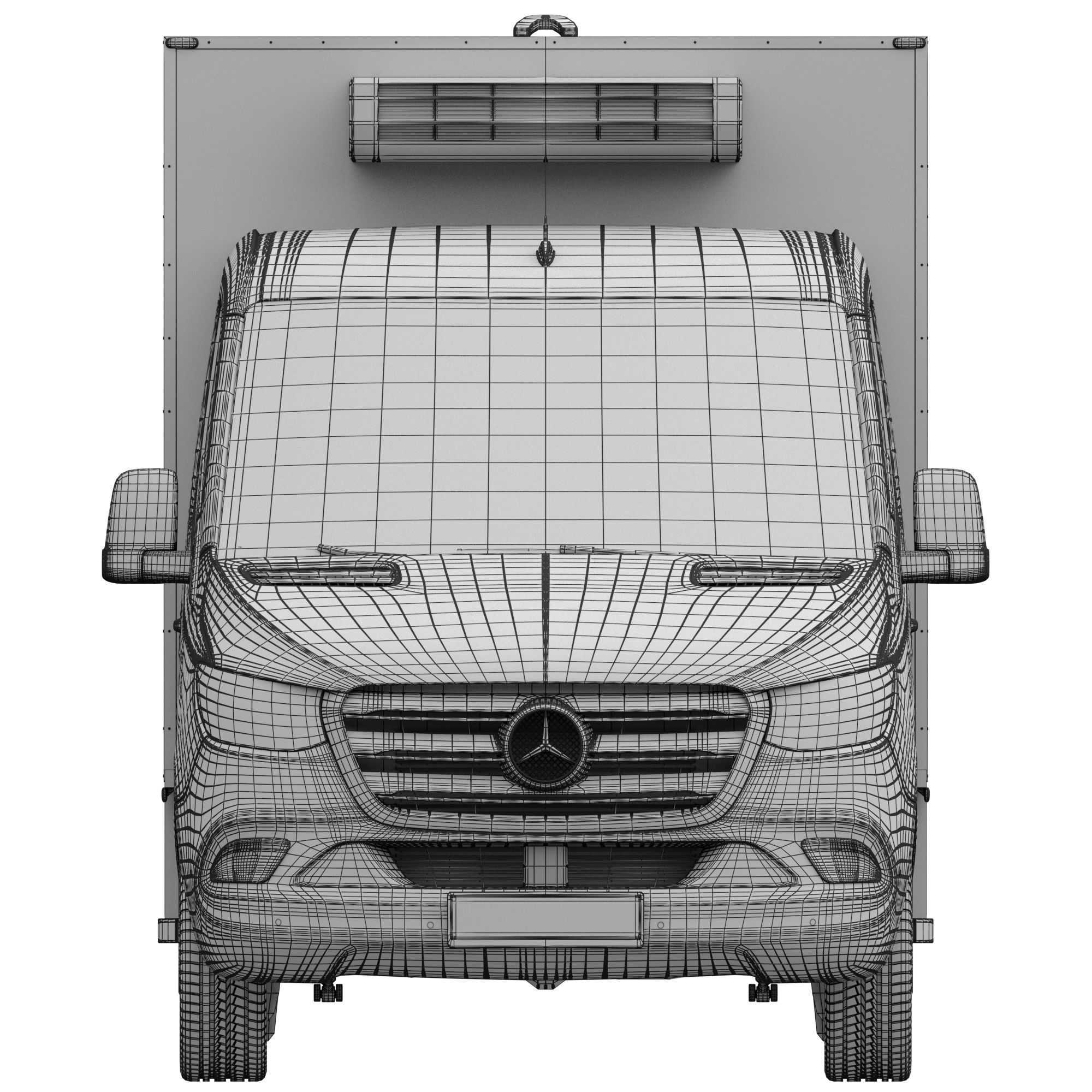 Mercedes-Benz Sprinter REF L2 3D model_17