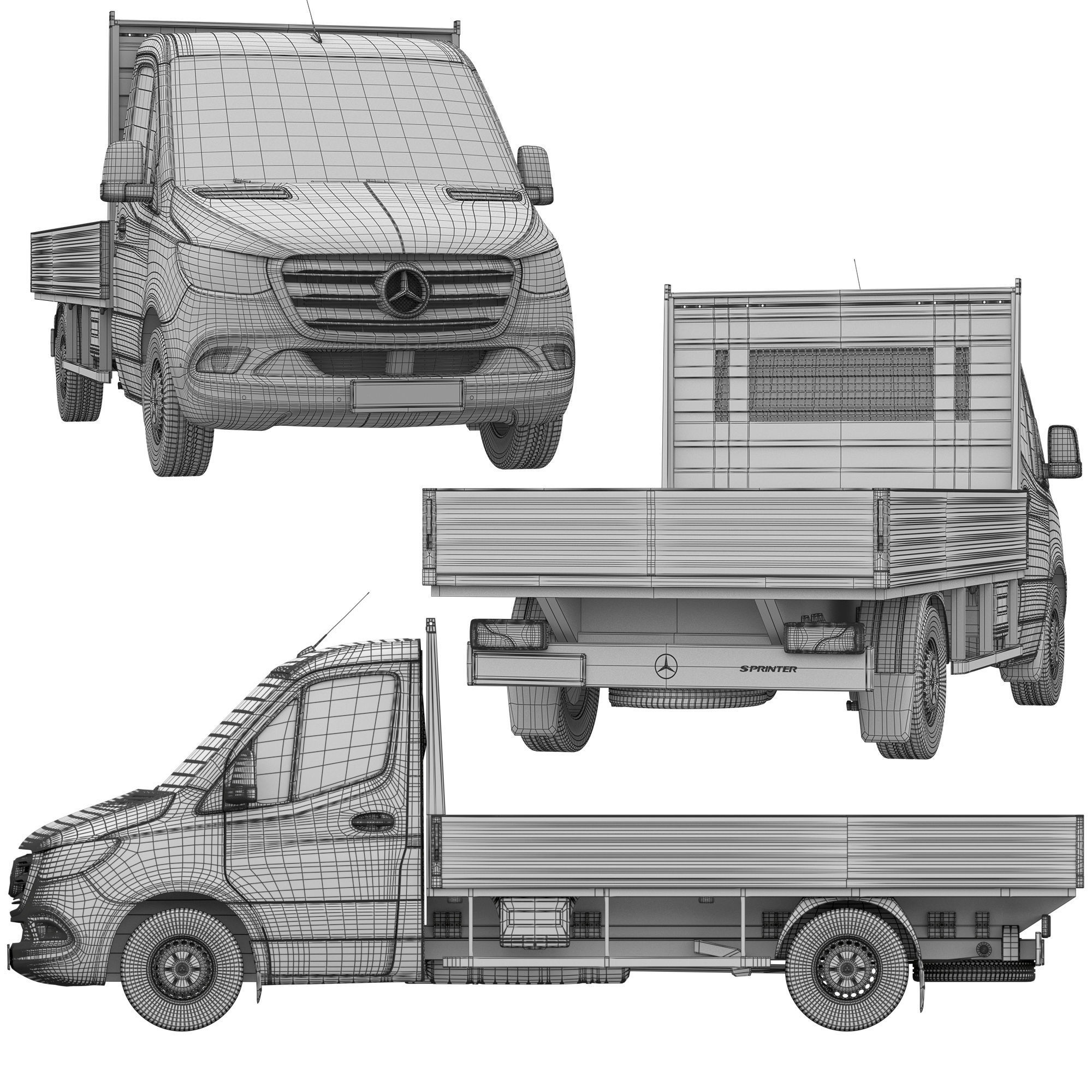 Mercedes-Benz Sprinter Chassis Cab L2 3D model_21