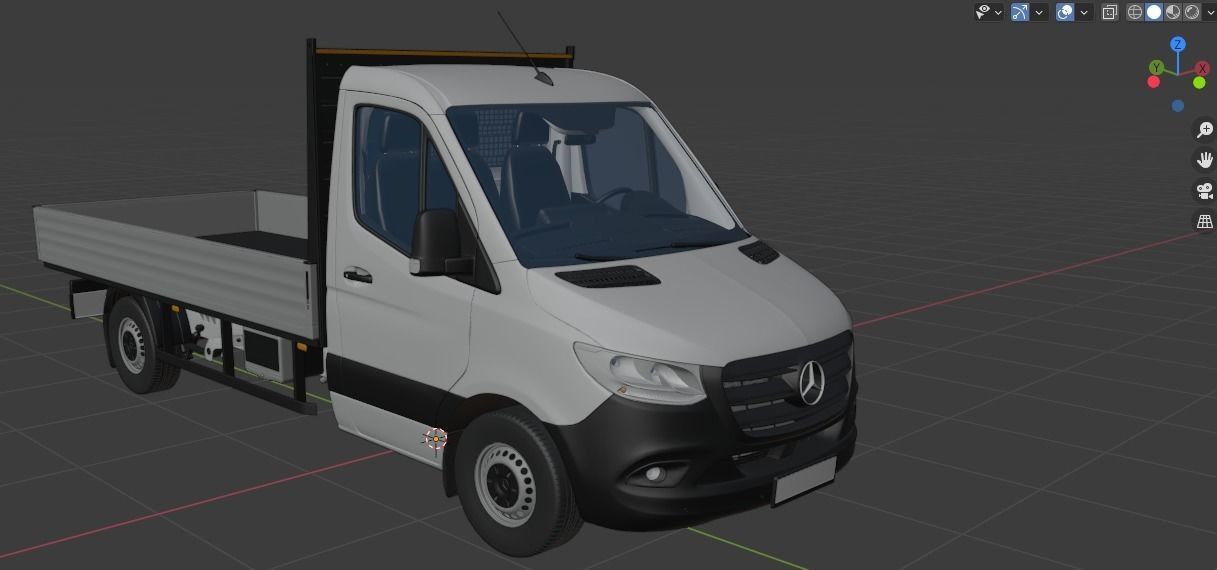 Mercedes-Benz Sprinter Chassis Cab L2 3D model_23