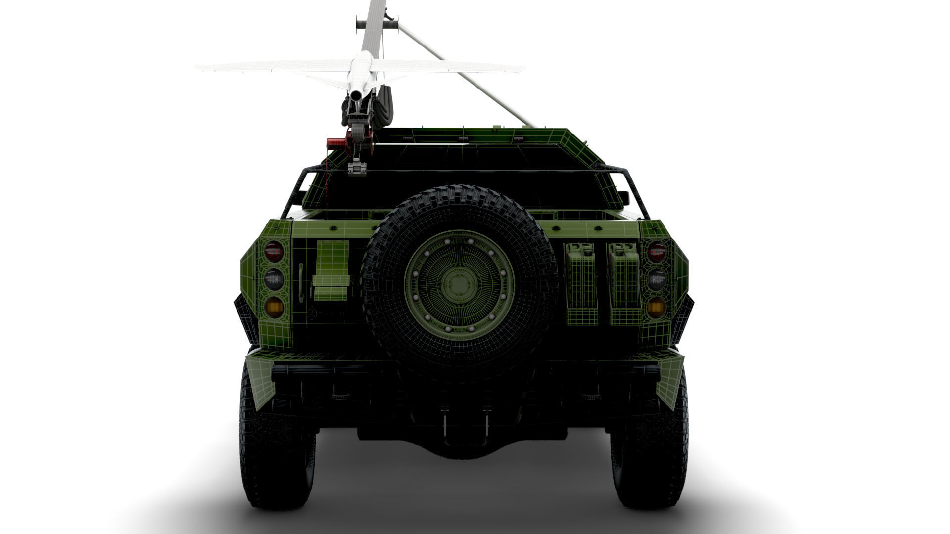 Generic MRAP Tkhir RAM CUAV 2022 3D model_22