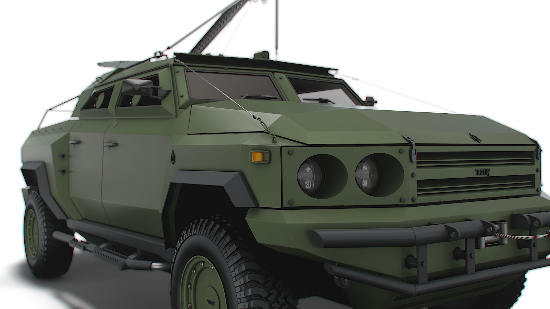 Generic MRAP Tkhir RAM CUAV 2022 3D model_5