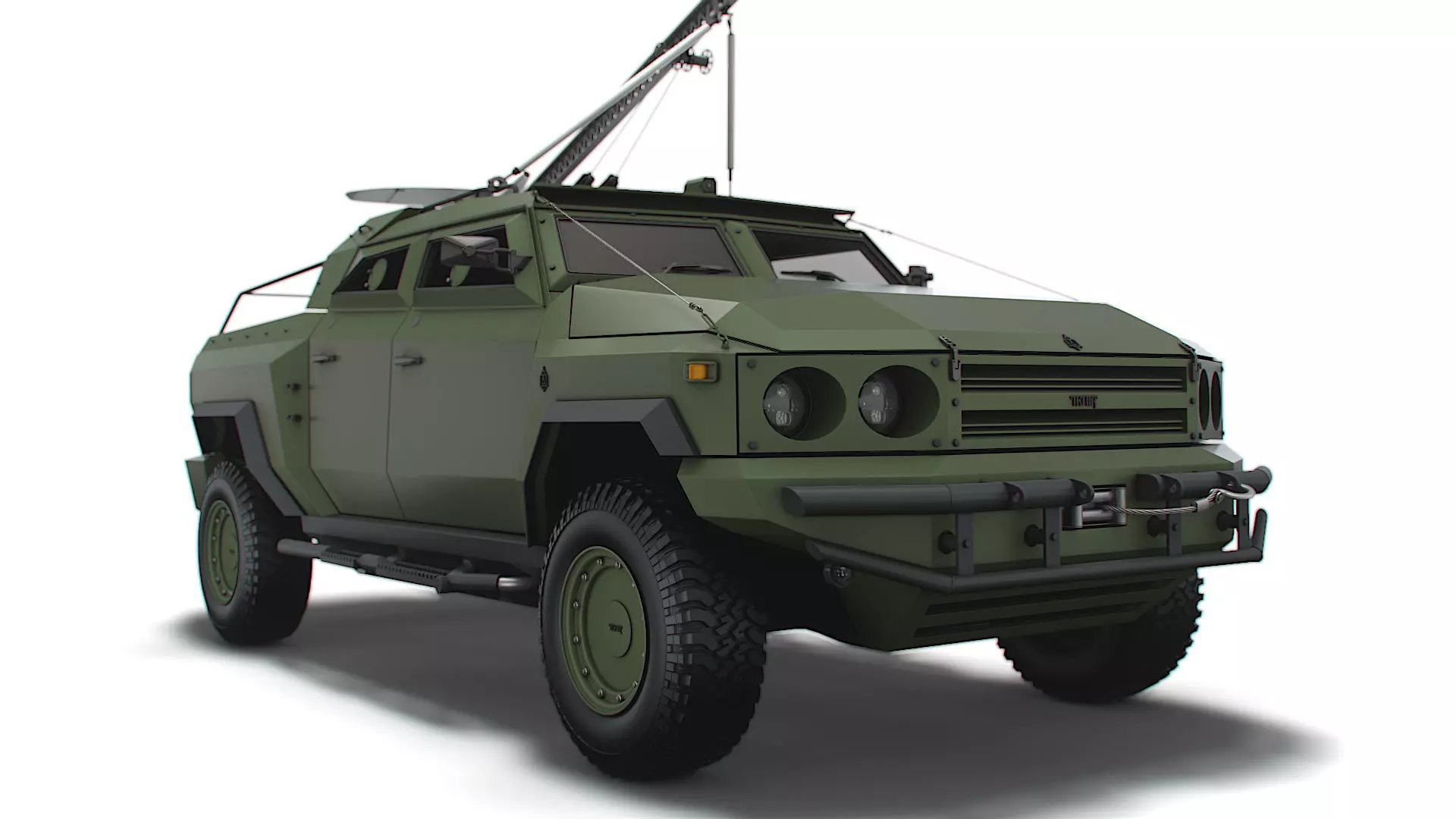 Generic MRAP Tkhir RAM CUAV 2022 3D model_0