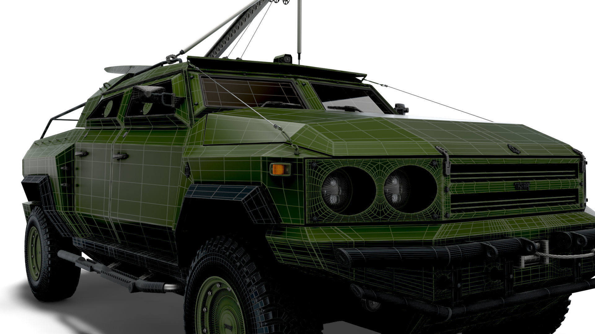 Generic MRAP Tkhir RAM CUAV 2022 3D model_17