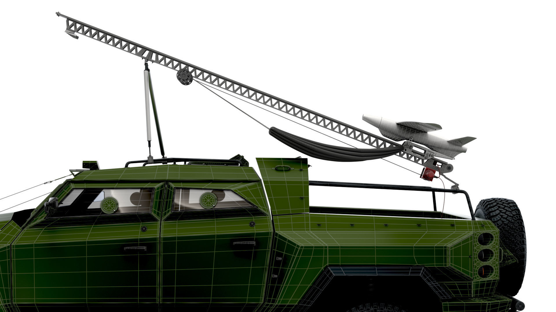 Generic MRAP Tkhir RAM CUAV 2022 3D model_16