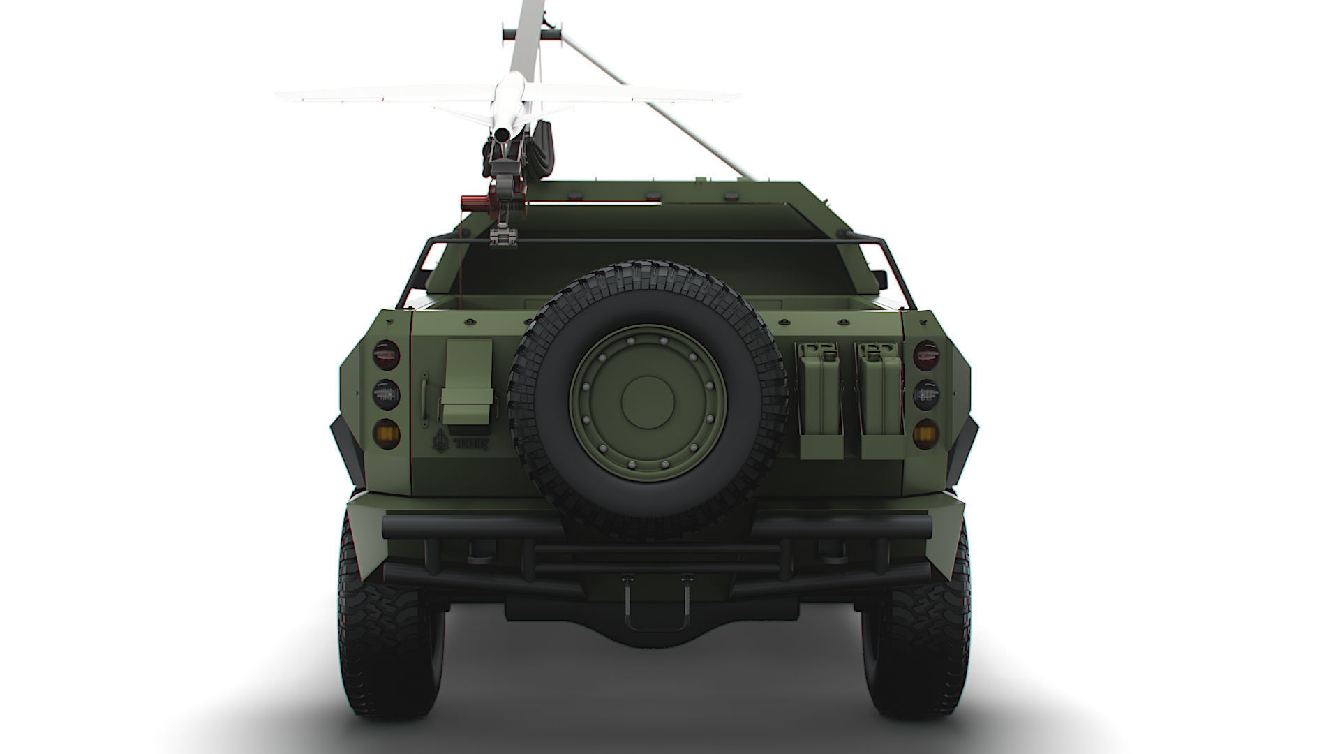 Generic MRAP Tkhir RAM CUAV 2022 3D model_10