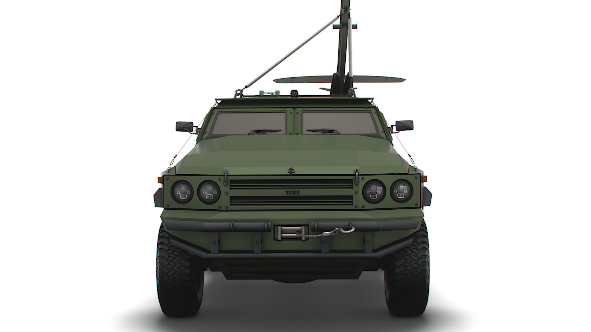 Generic MRAP Tkhir RAM CUAV 2022 3D model_6