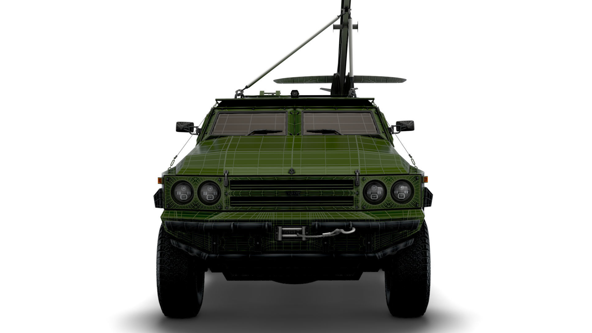 Generic MRAP Tkhir RAM CUAV 2022 3D model_18
