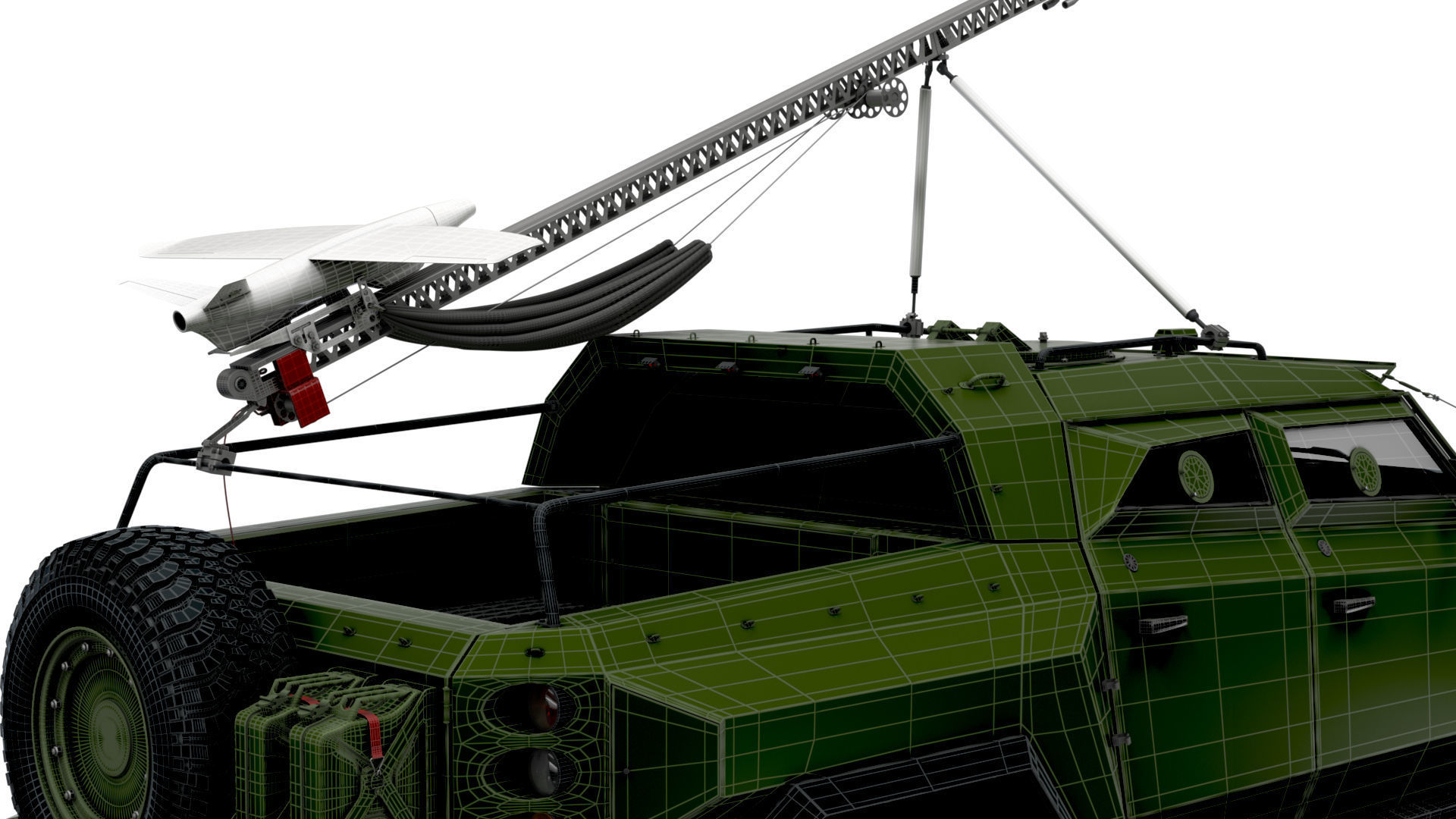 Generic MRAP Tkhir RAM CUAV 2022 3D model_14