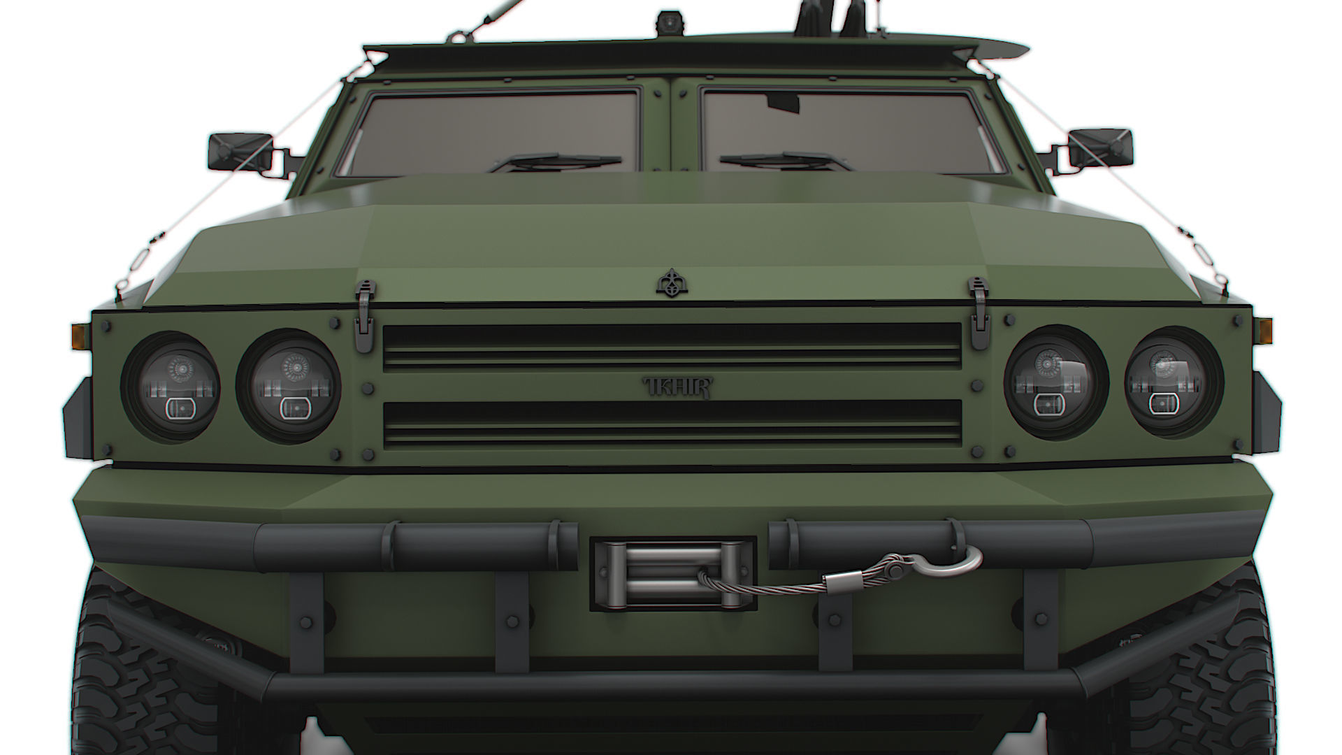 Generic MRAP Tkhir RAM CUAV 2022 3D model_7