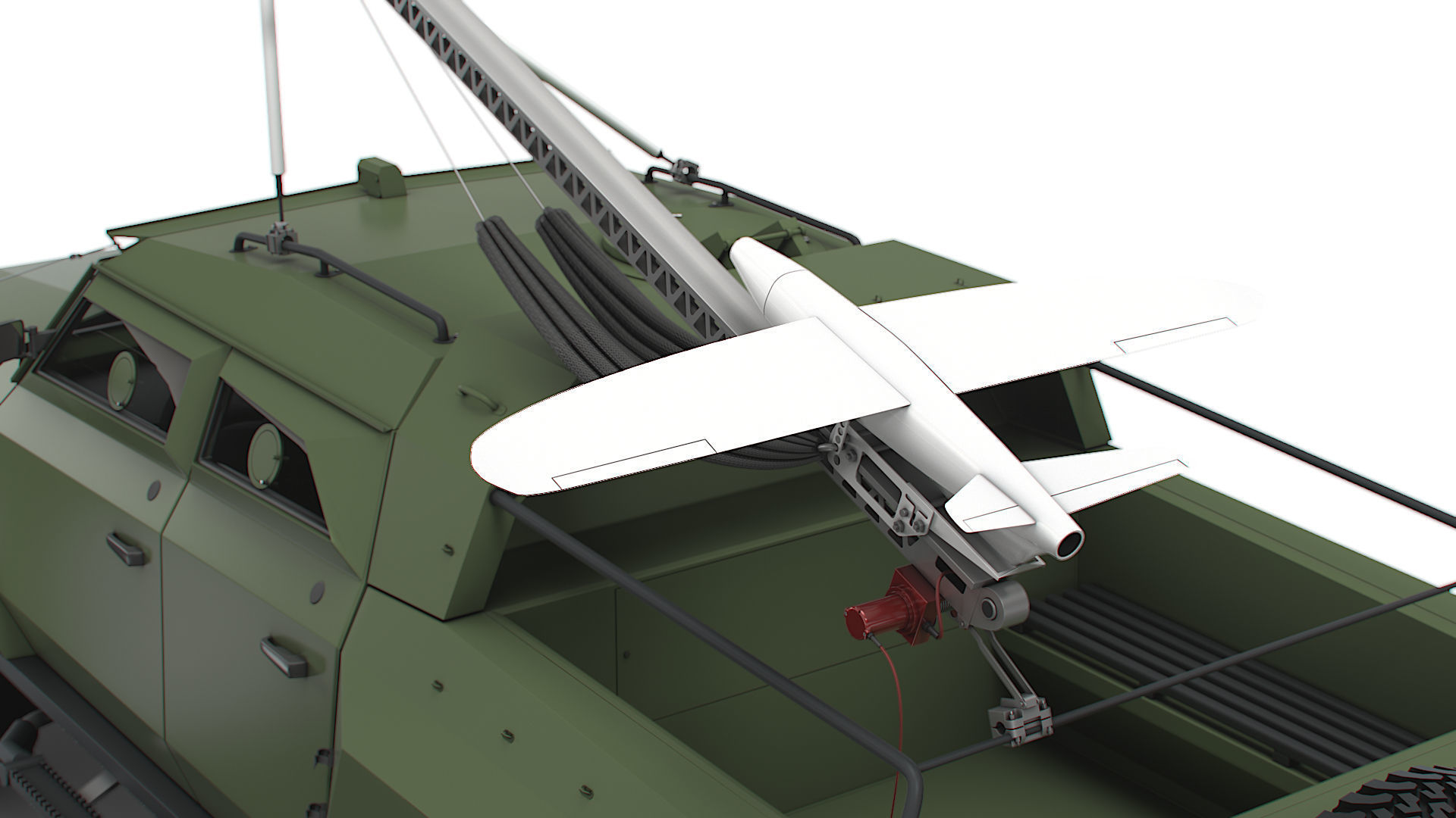 Generic MRAP Tkhir RAM CUAV 2022 3D model_3