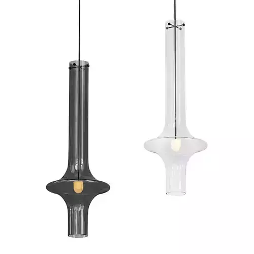 Wonder pendant light with two glass