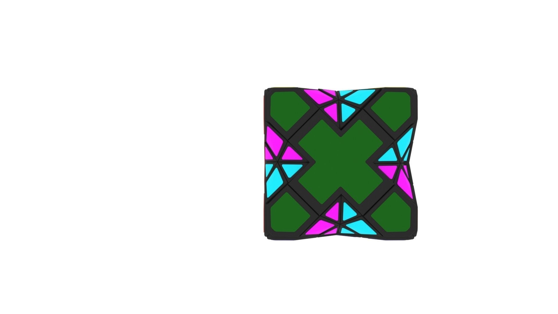 Skewb Extreme 3D model_5