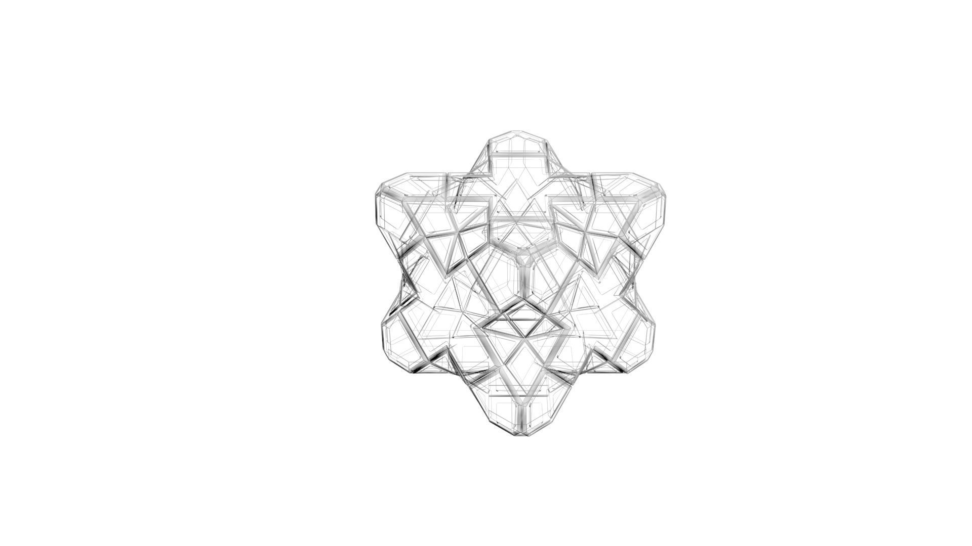 Skewb Extreme 3D model_7