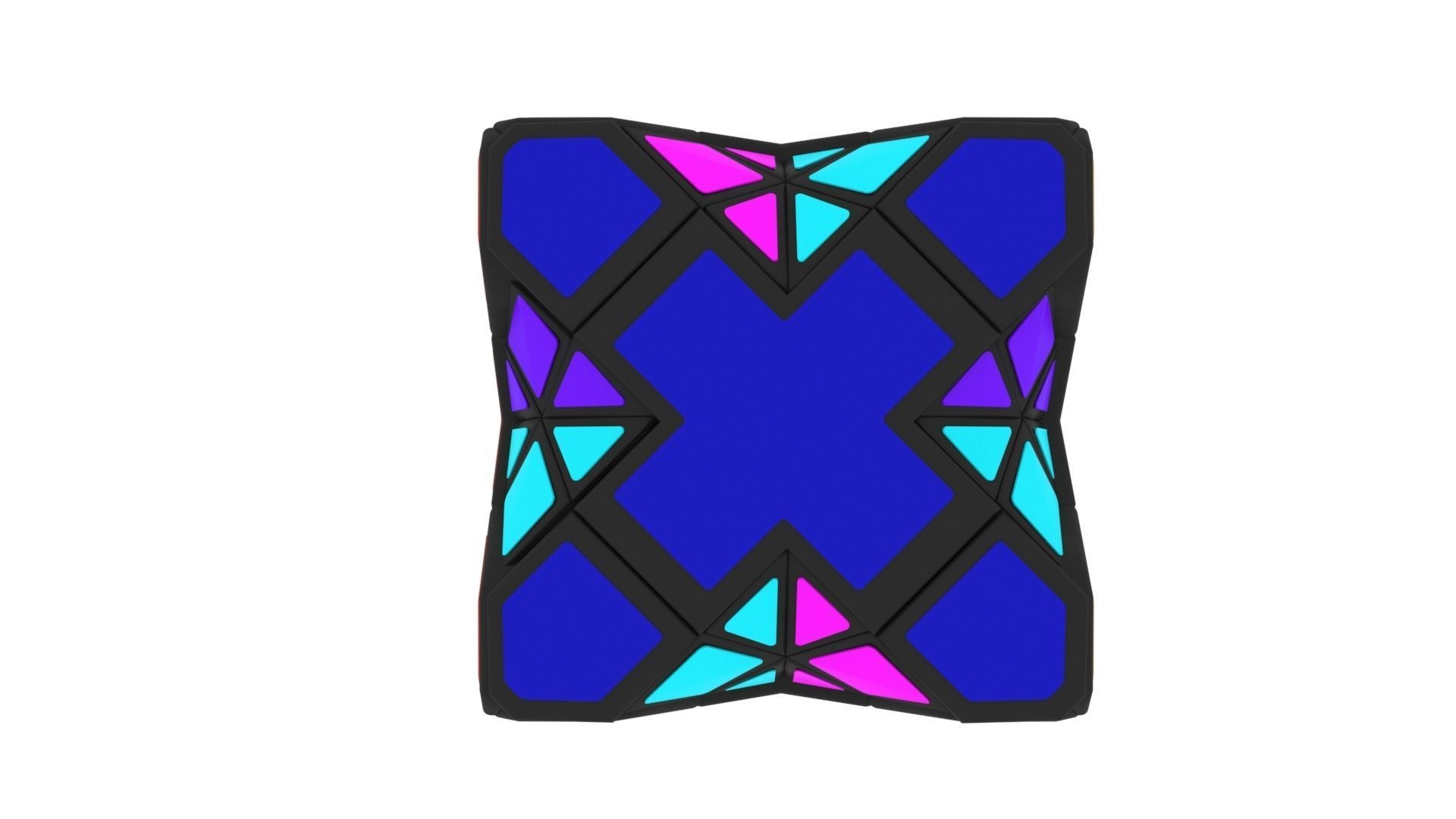 Skewb Extreme 3D model_6