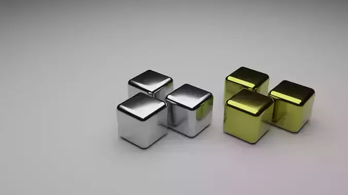 Metal Ice Cubes