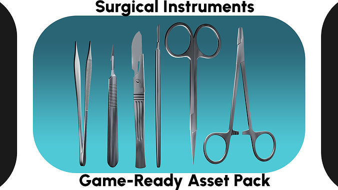 Game-Ready-Surgical-Instruments surgical instruments game rea... Low-poly 3D model