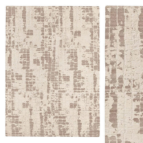ANISH HAND-KNOTTED WOOL RUG 3D model
