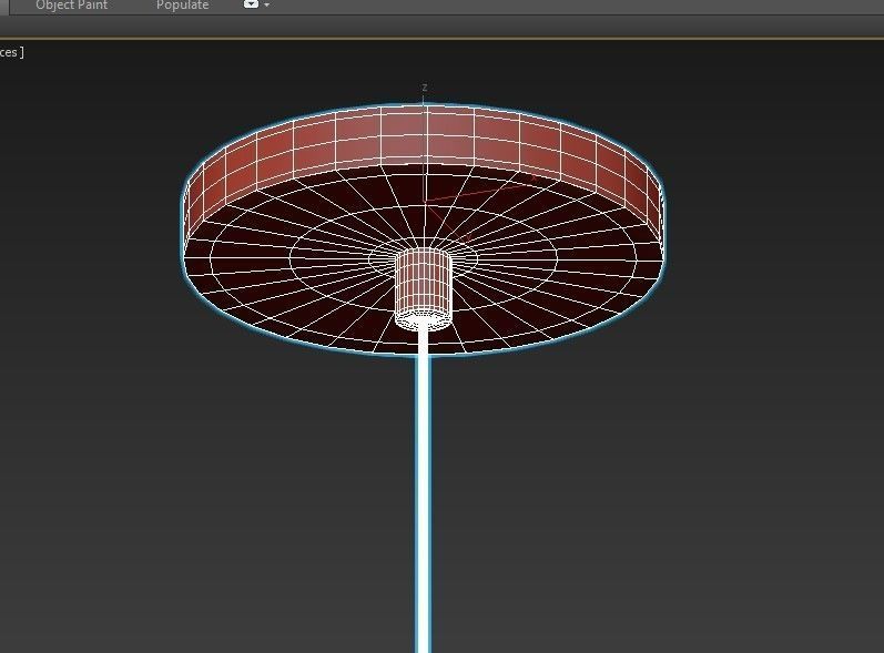 TRANQUILLO marble sphere pendant light 3D model_3