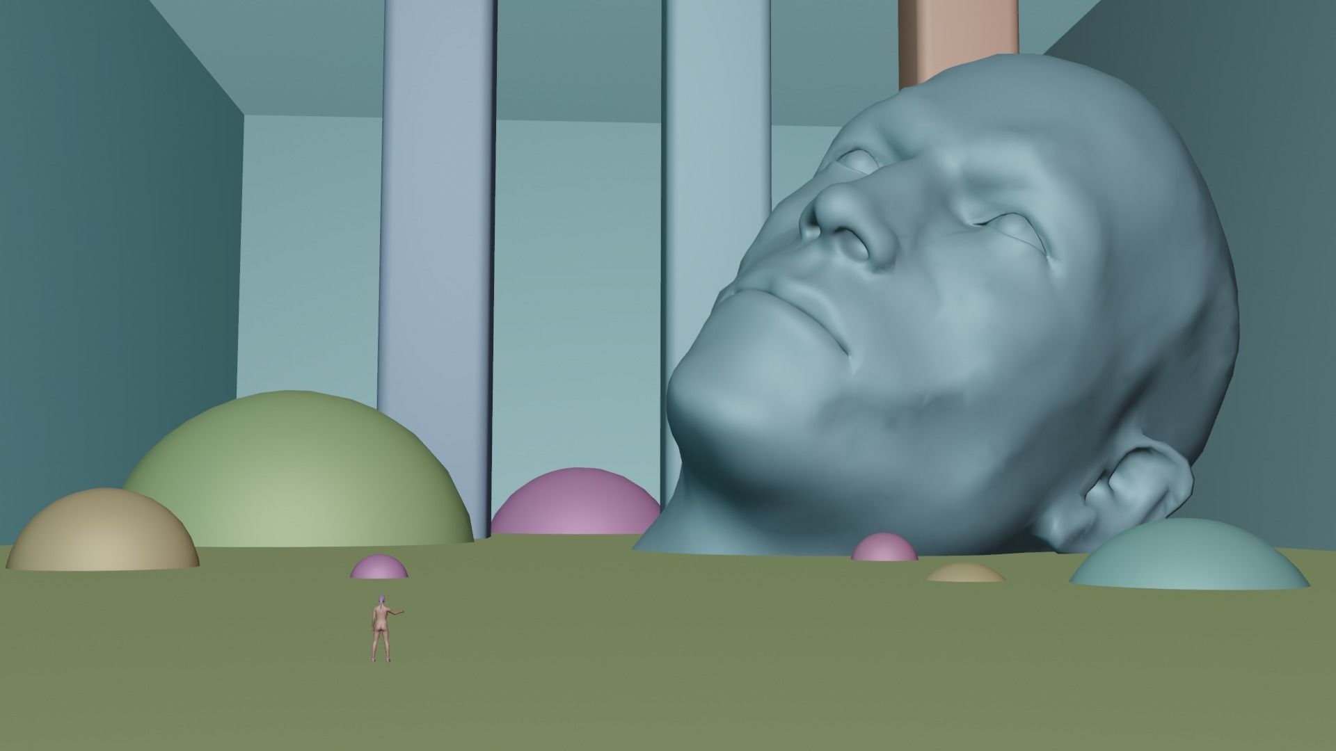 Surreal environment 3D model_1