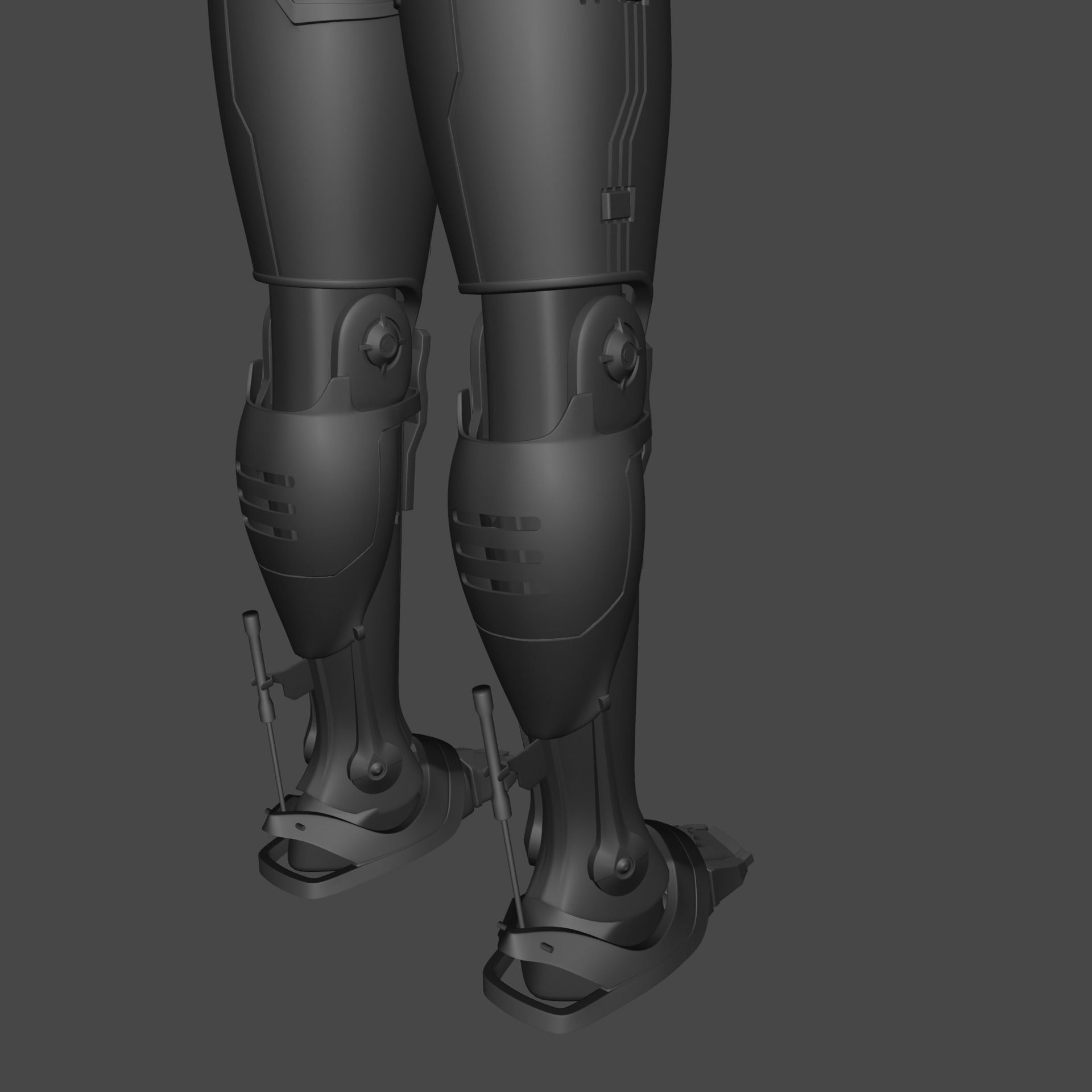 RoboCop rigged model 3D model_21