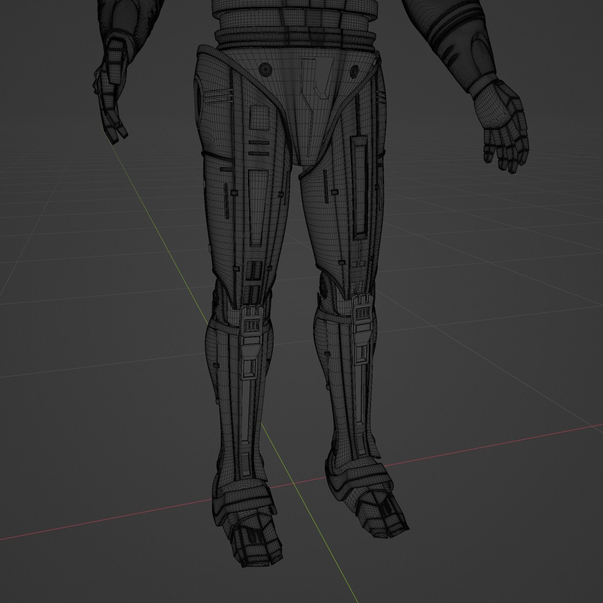 RoboCop rigged model 3D model_25