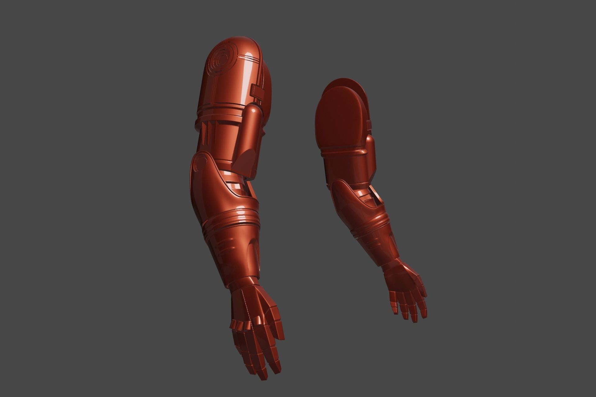 RoboCop rigged model 3D model_10