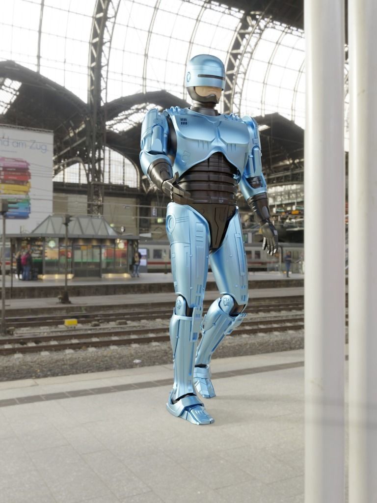 RoboCop rigged model 3D model_16