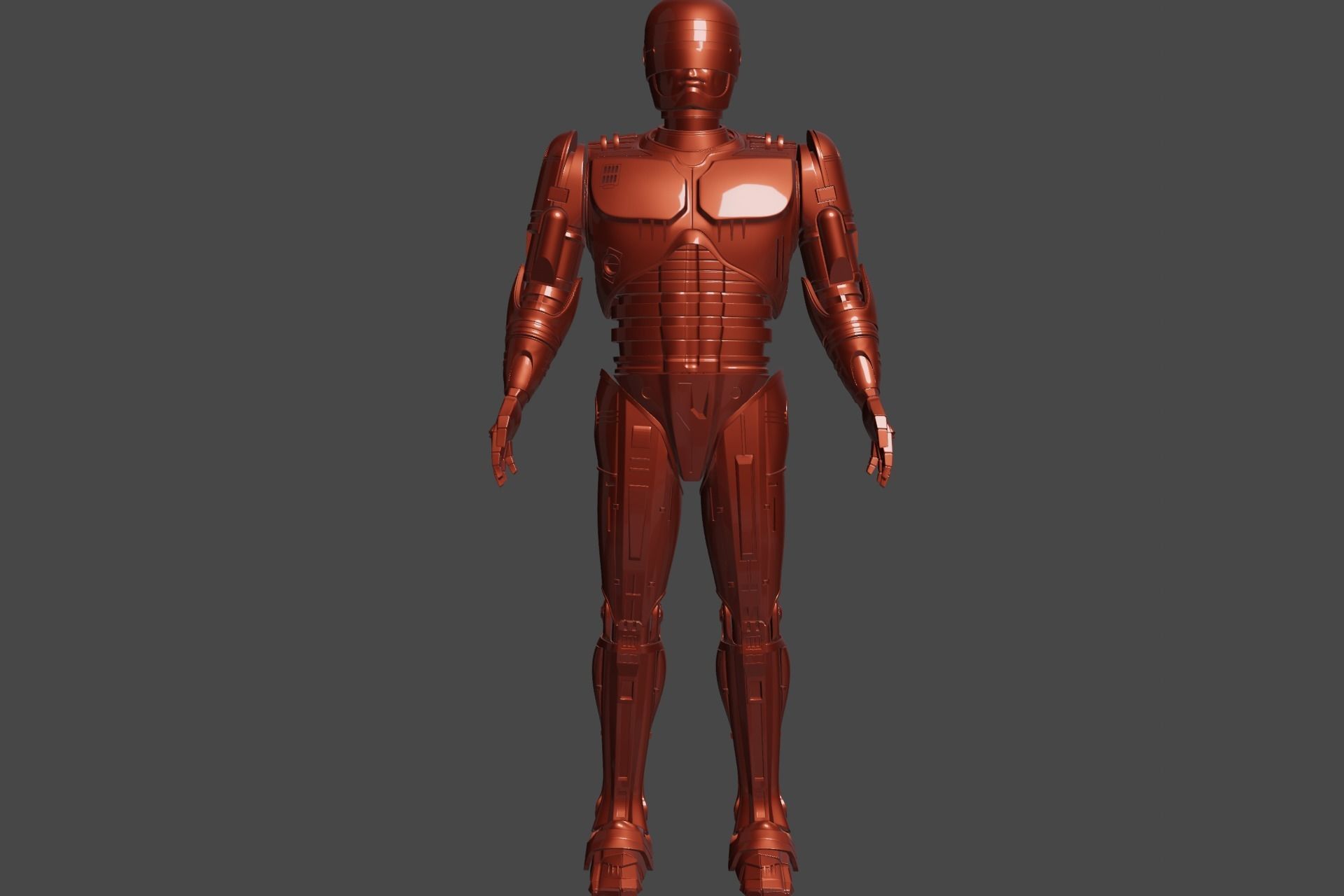 RoboCop rigged model 3D model_11
