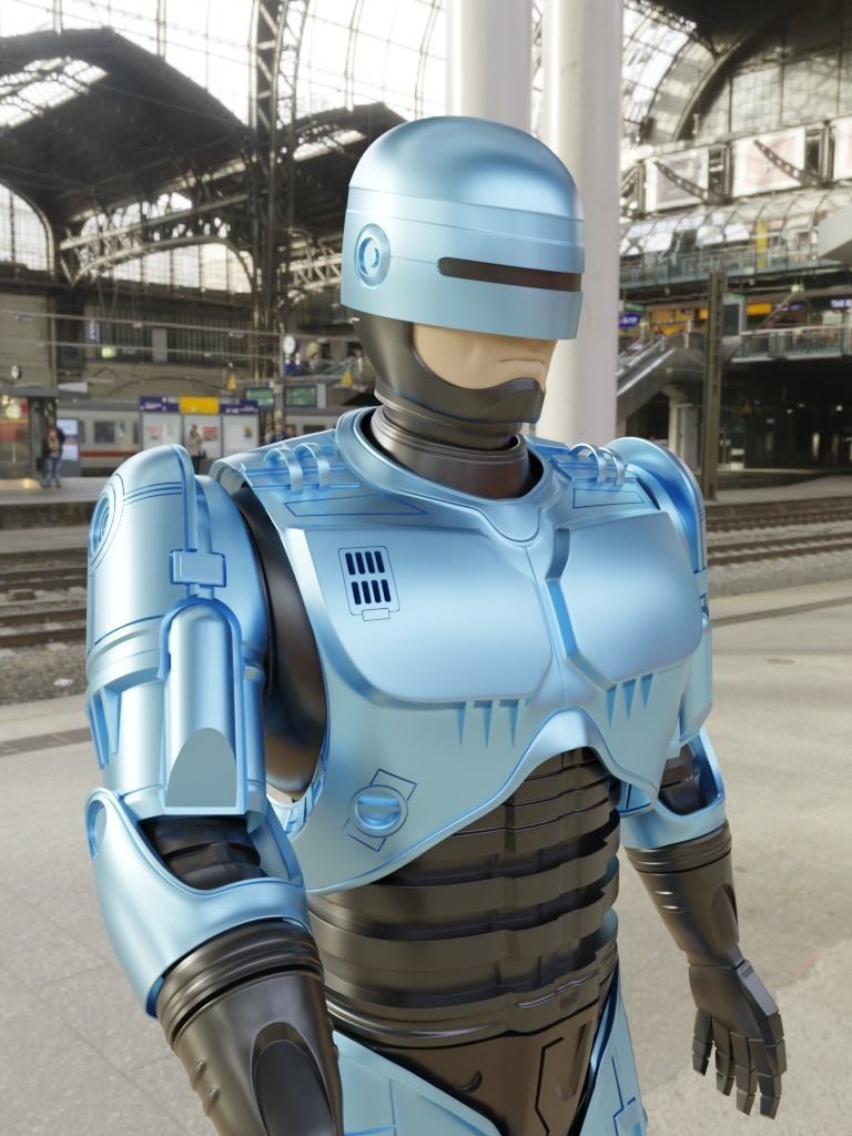 RoboCop rigged model 3D model_15