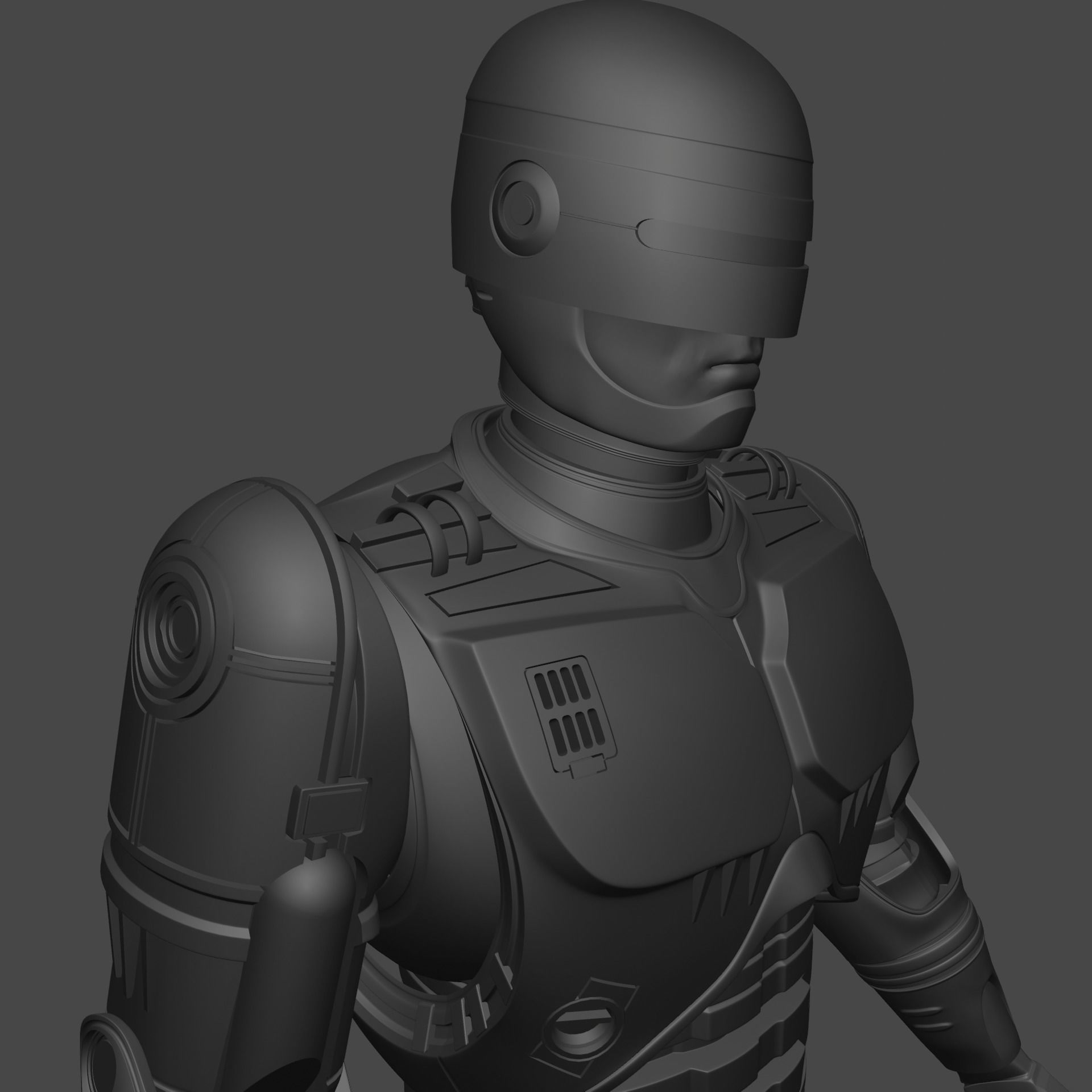 RoboCop rigged model 3D model_19