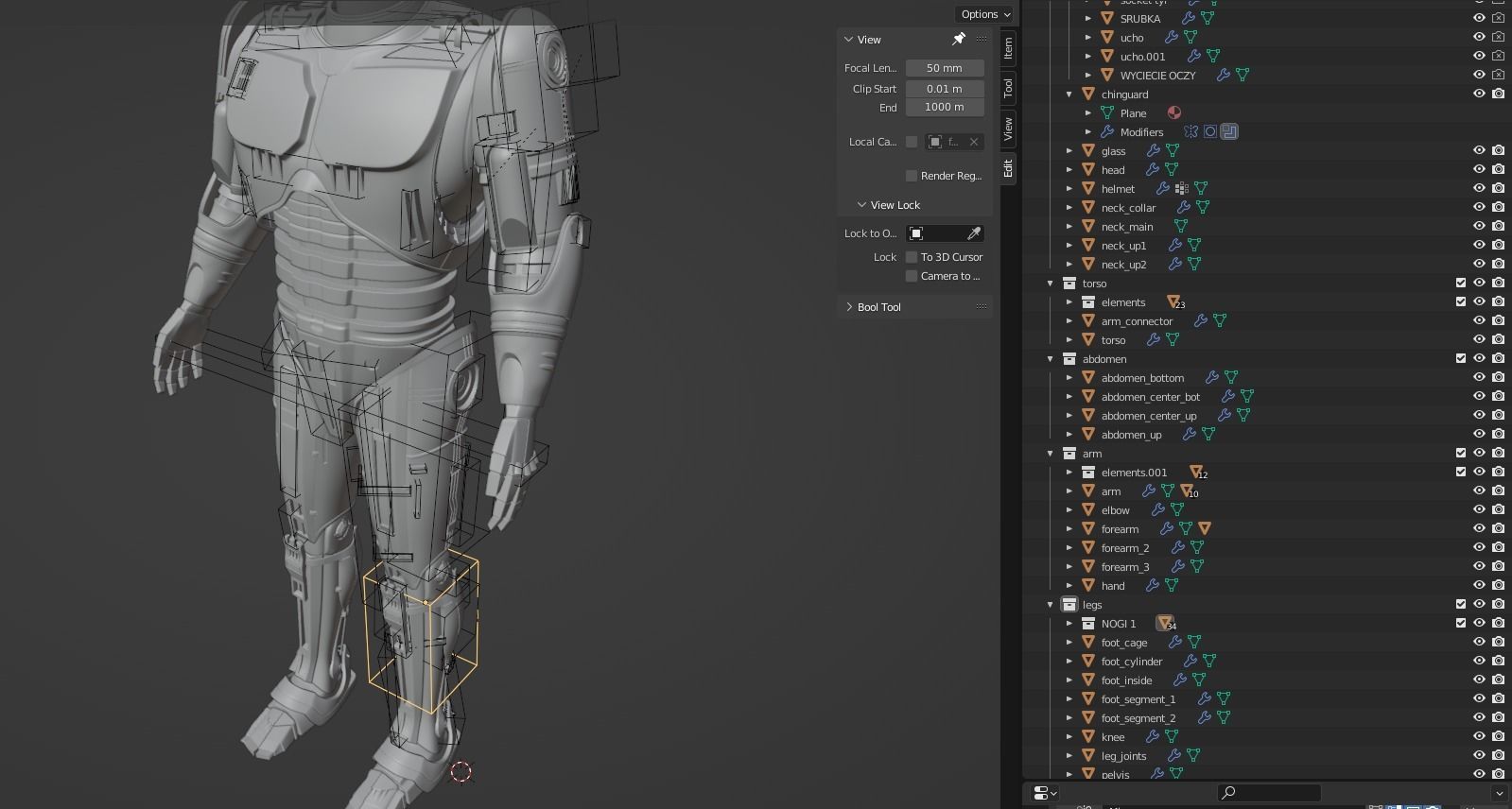RoboCop rigged model 3D model_31