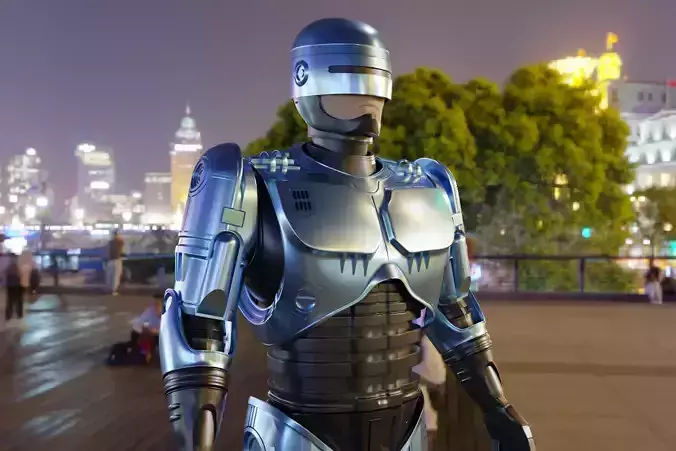 RoboCop rigged model 3D model