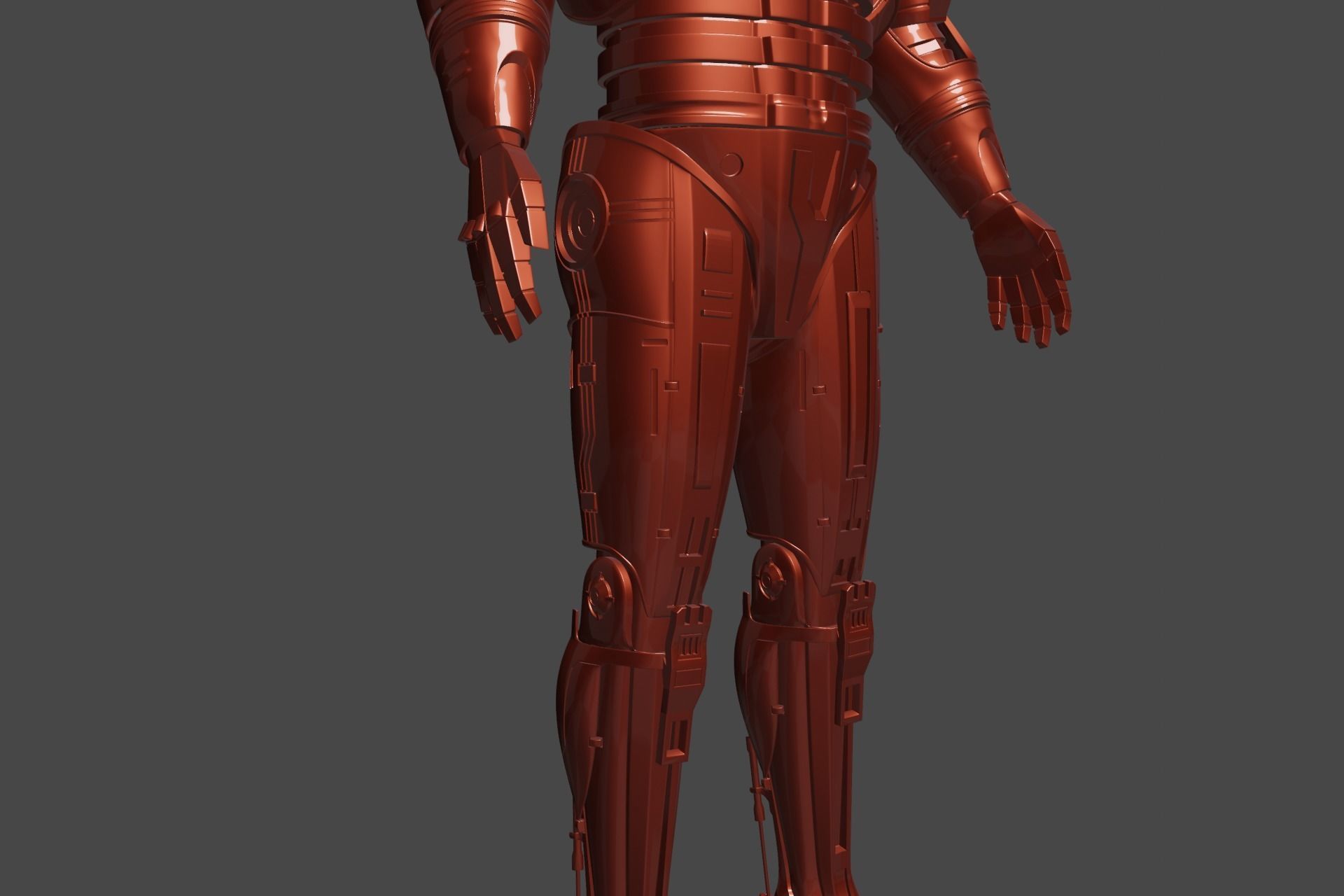 RoboCop rigged model 3D model_13