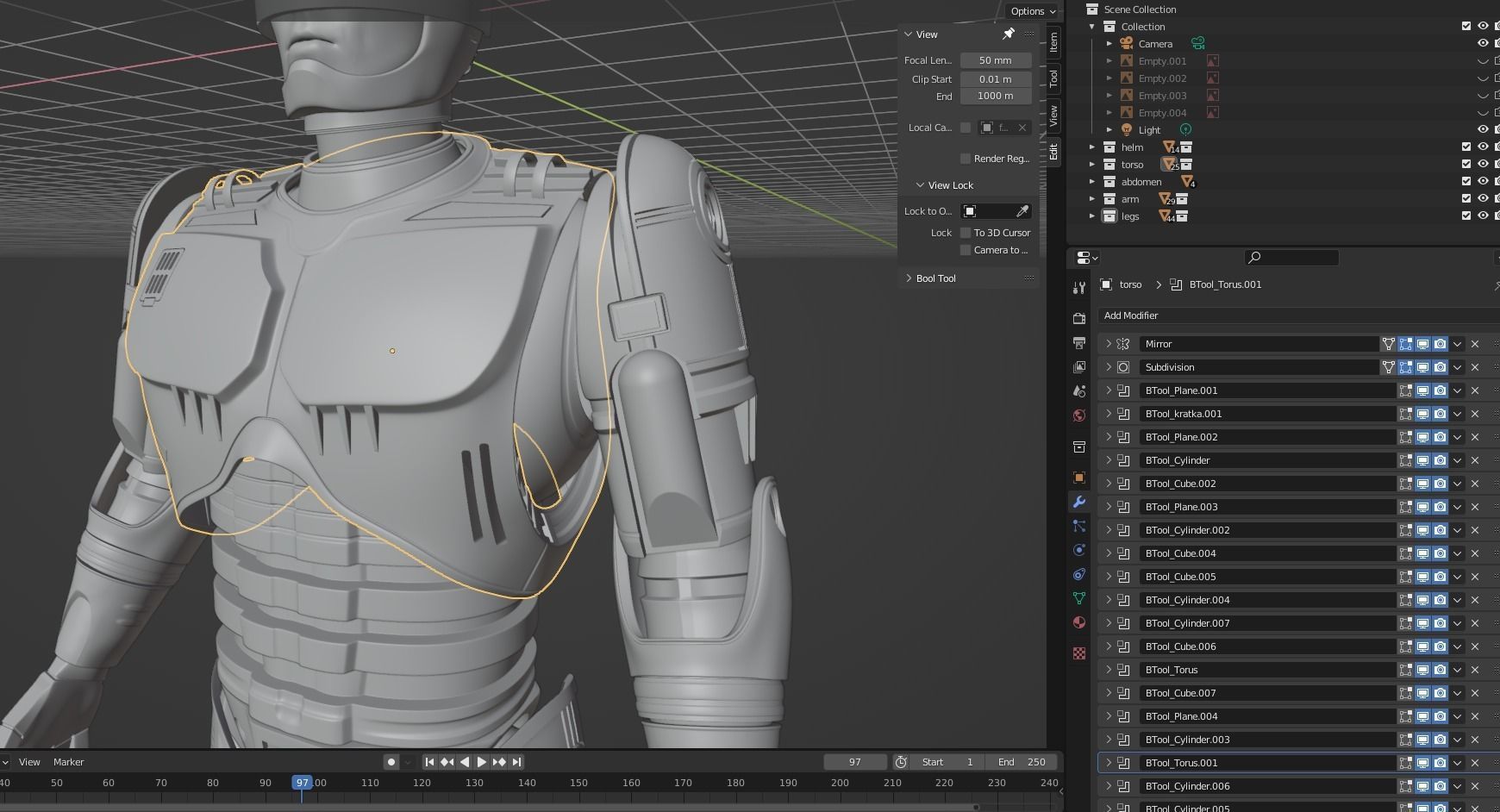 RoboCop rigged model 3D model_32