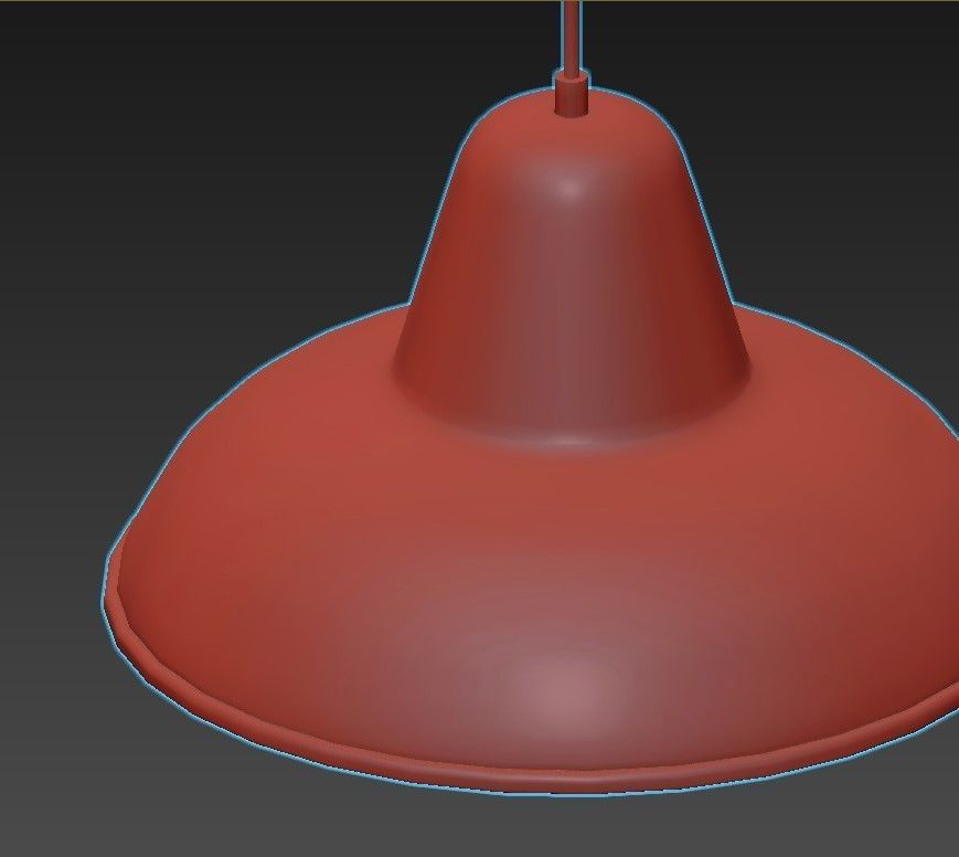 BRUNCH industrial pendant light with shade 3D model_4