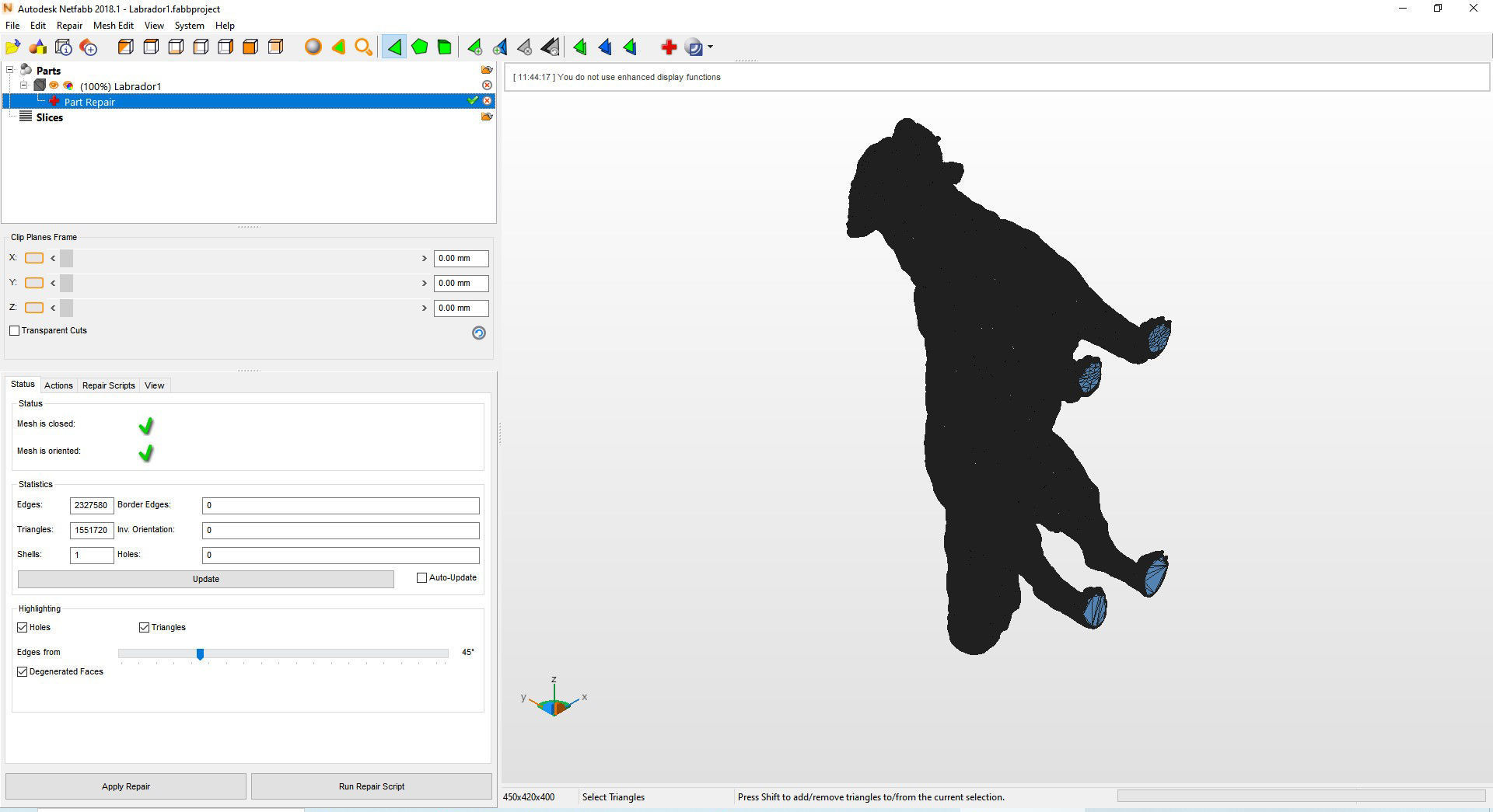 Golden retriever 3D print model_11