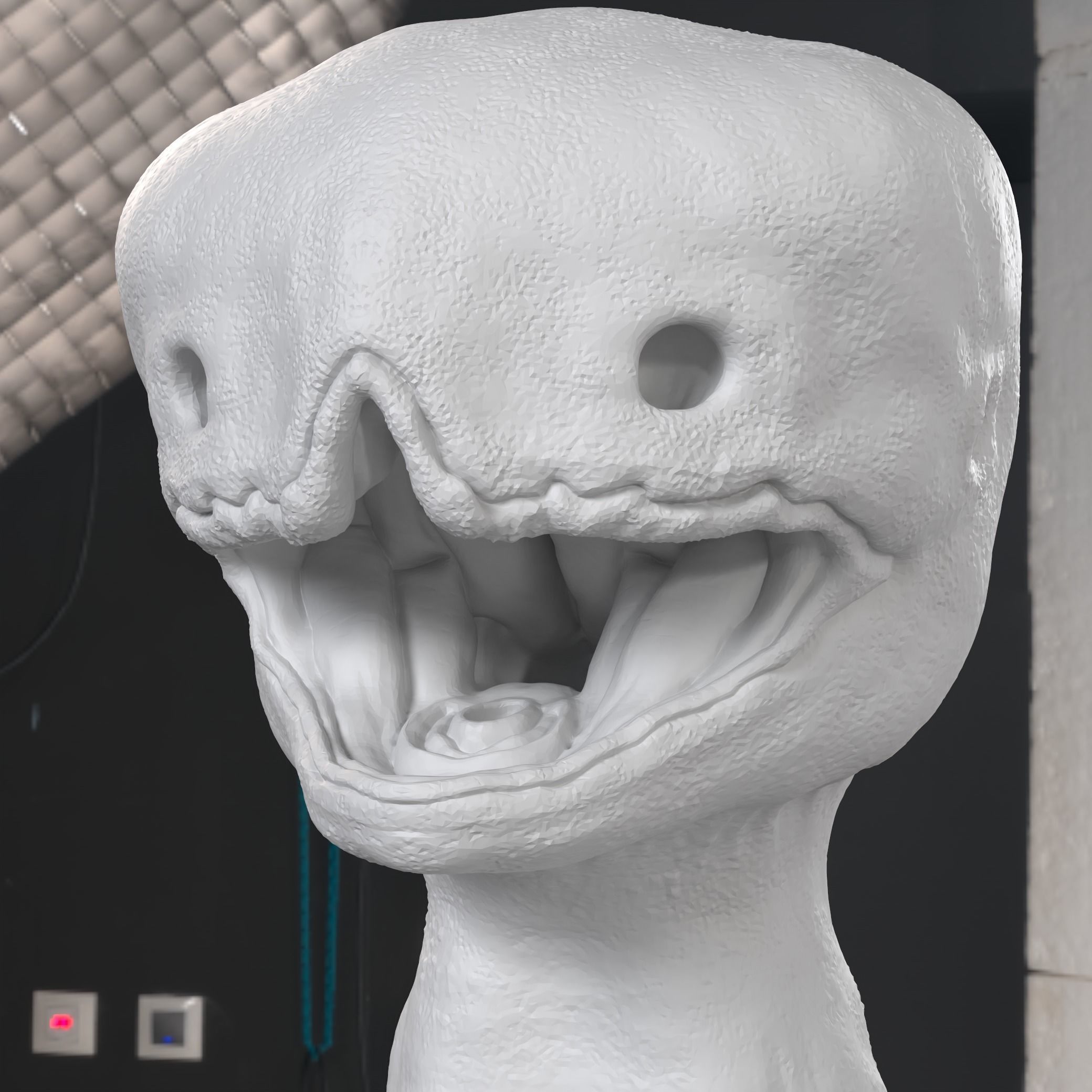 Realistic Minecraft Creeper available for print 3D print model_5